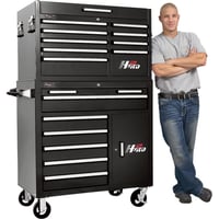 Homak H2PRO 41in. 9-Drawer Top Tool Chest, 41 1/8in.W x 21 3/4in.D