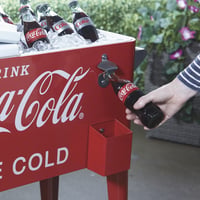 Country Cooler 80-Quart Rolling Retro Coca-Cola Cooler, Model# CP