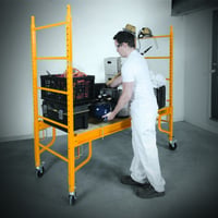 Metaltech Scaffolding Platform with Trapdoor, 67in.W x 29in.D