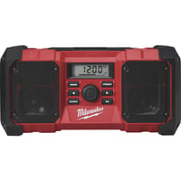 Milwaukee, M18 JOBSITE RADIO, Battery Life 0 hr, Model# 2890-20