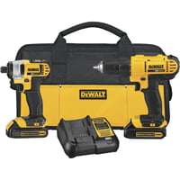 Drill and impact set dewalt sale