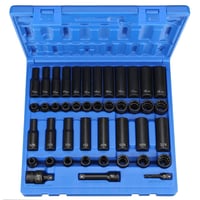 Grey Pneumatic 3/8in. Drive Socket Set — 43-Pc., Standard/Deep