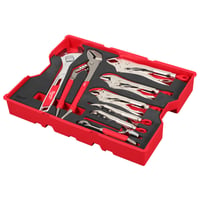 Milwaukee, 9pc. Pliers & Wrench Set with Tray for PACKOUT™, Model