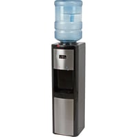 GHP Vitapur Top Load Hot/Cold Water Dispenser, Black/Stainless