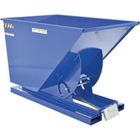 Vestil D-100-LD-SR Self-Dump Hopper Ld 1 Cu Yd 2K Red