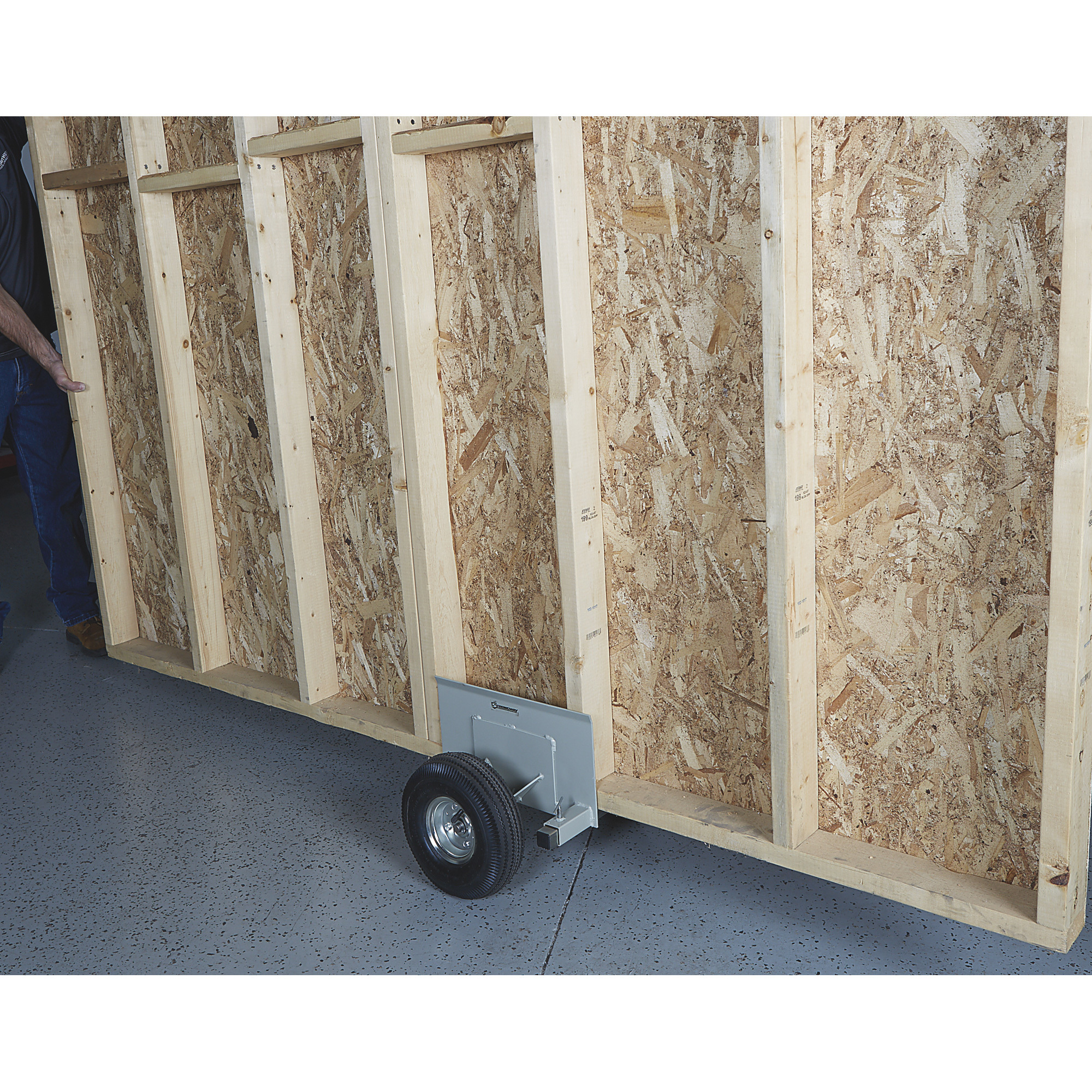 Strongway Panel Dolly with 10in. Pneumatic Wheels, 600-Lb. Capacity