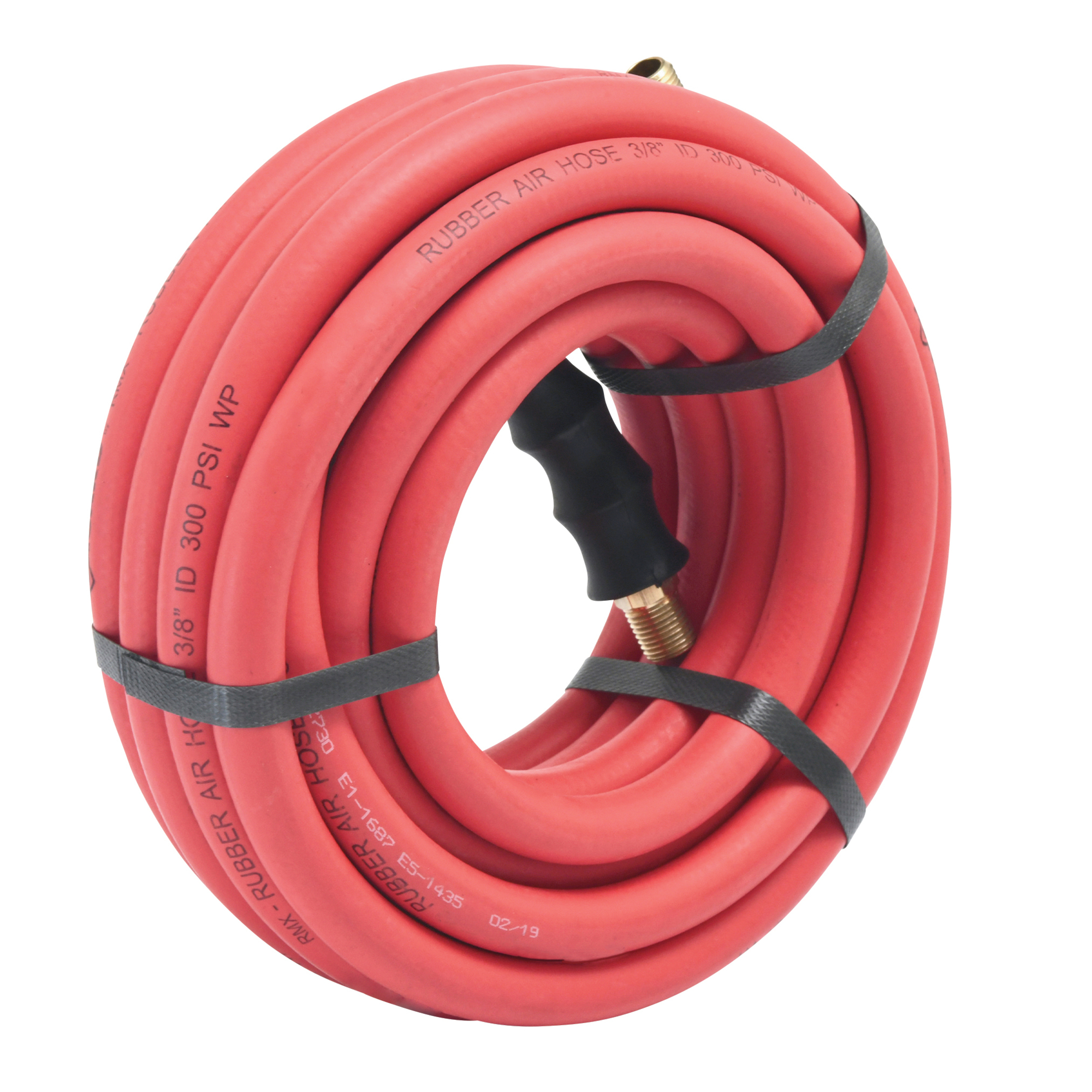 Ironton Rubber Air Hose, 3/8in. x 25ft., 300 PSI