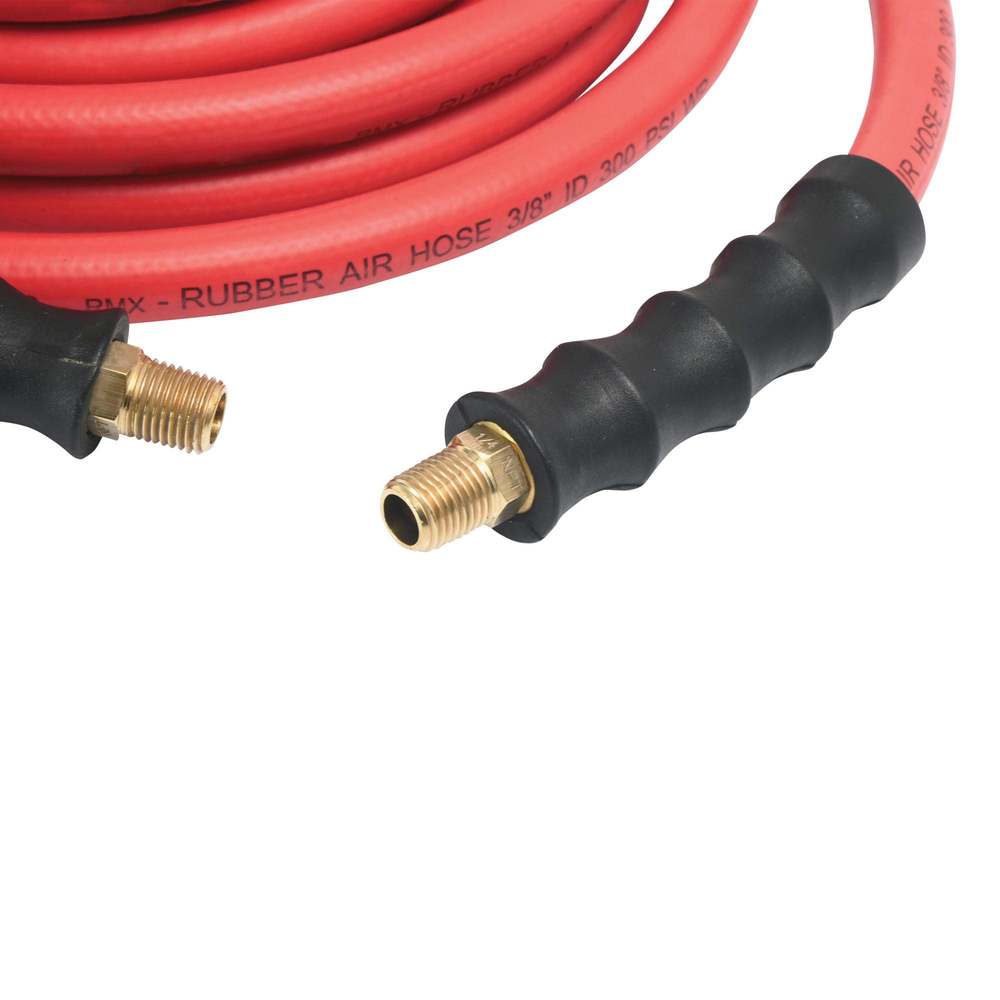 Ironton Rubber Air Hose, 3/8in. x 25ft., 300 PSI