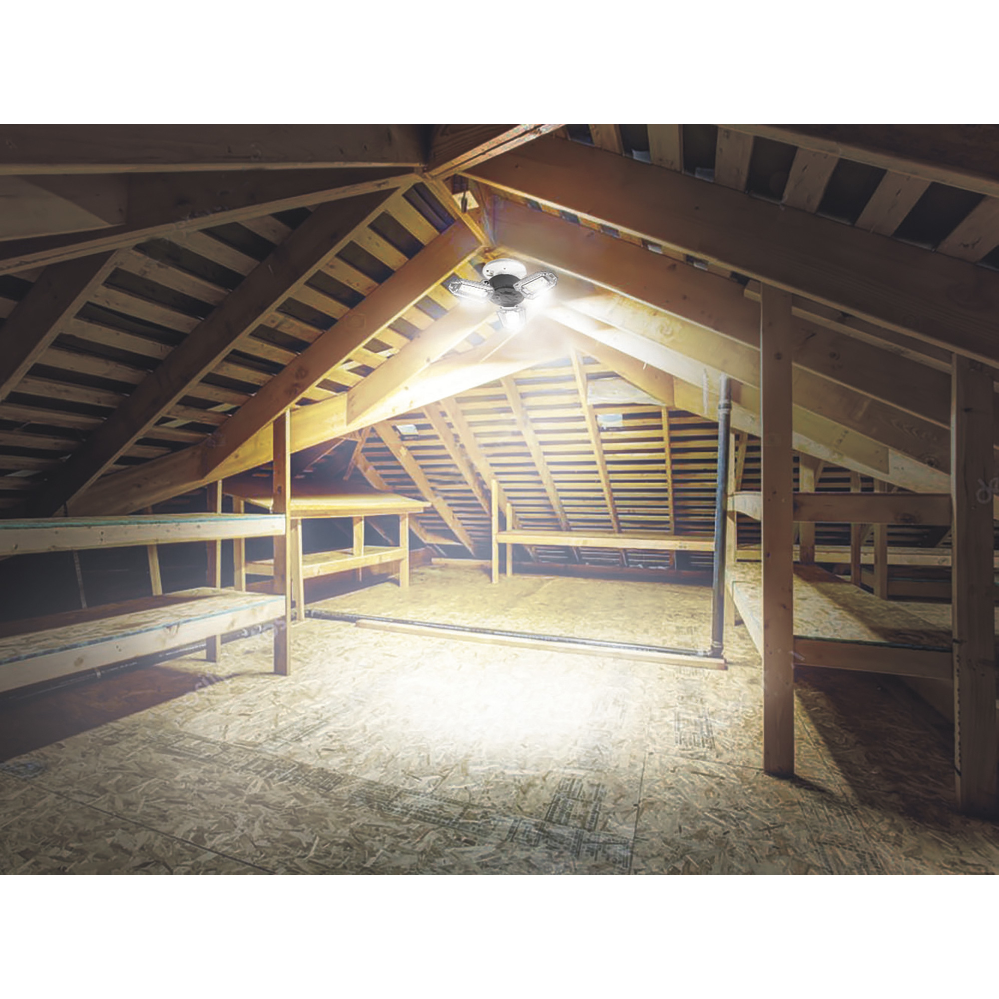 FarPoint LED Garage/Ceiling Light, 10,000 Lumens, Model# FLFB31004 - Bild 3 von 6