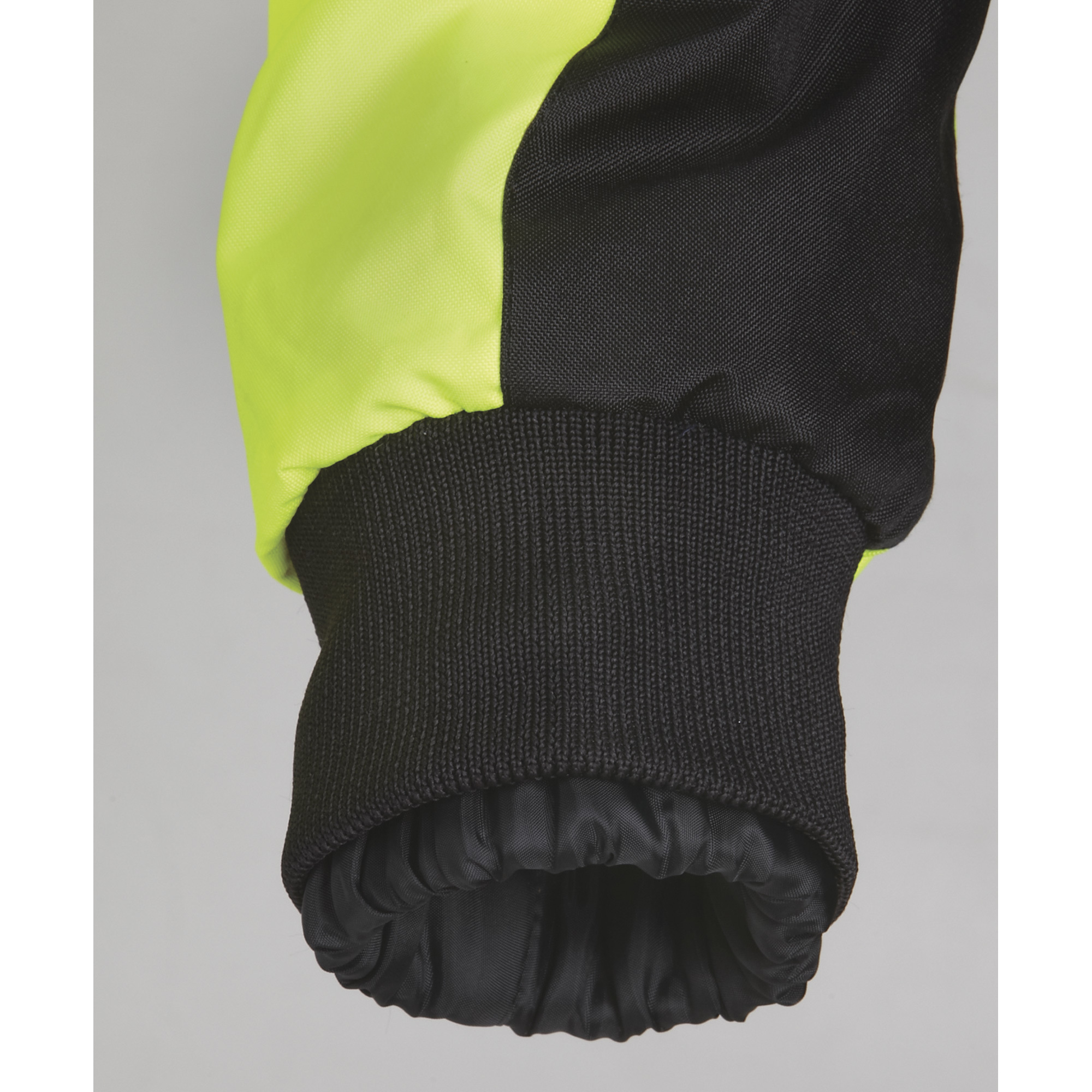 Utility Pro Men's Class 3 High Visibility Bomber Jacket, Lime/Black, Large,