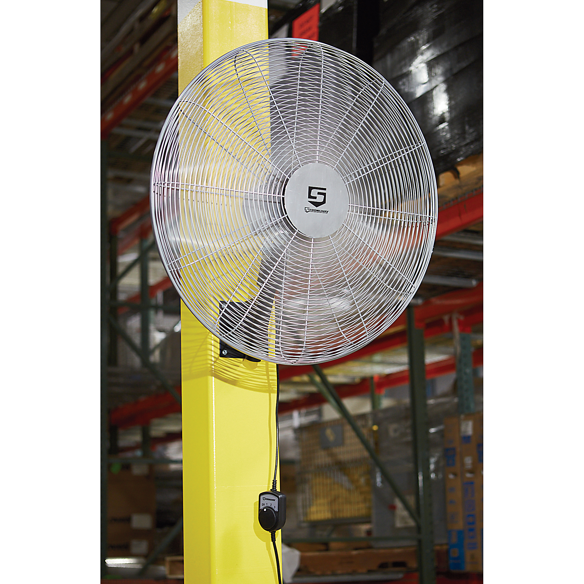 Strongway 30in. Oscillating Wall-Mount Fan, 6500 CFM