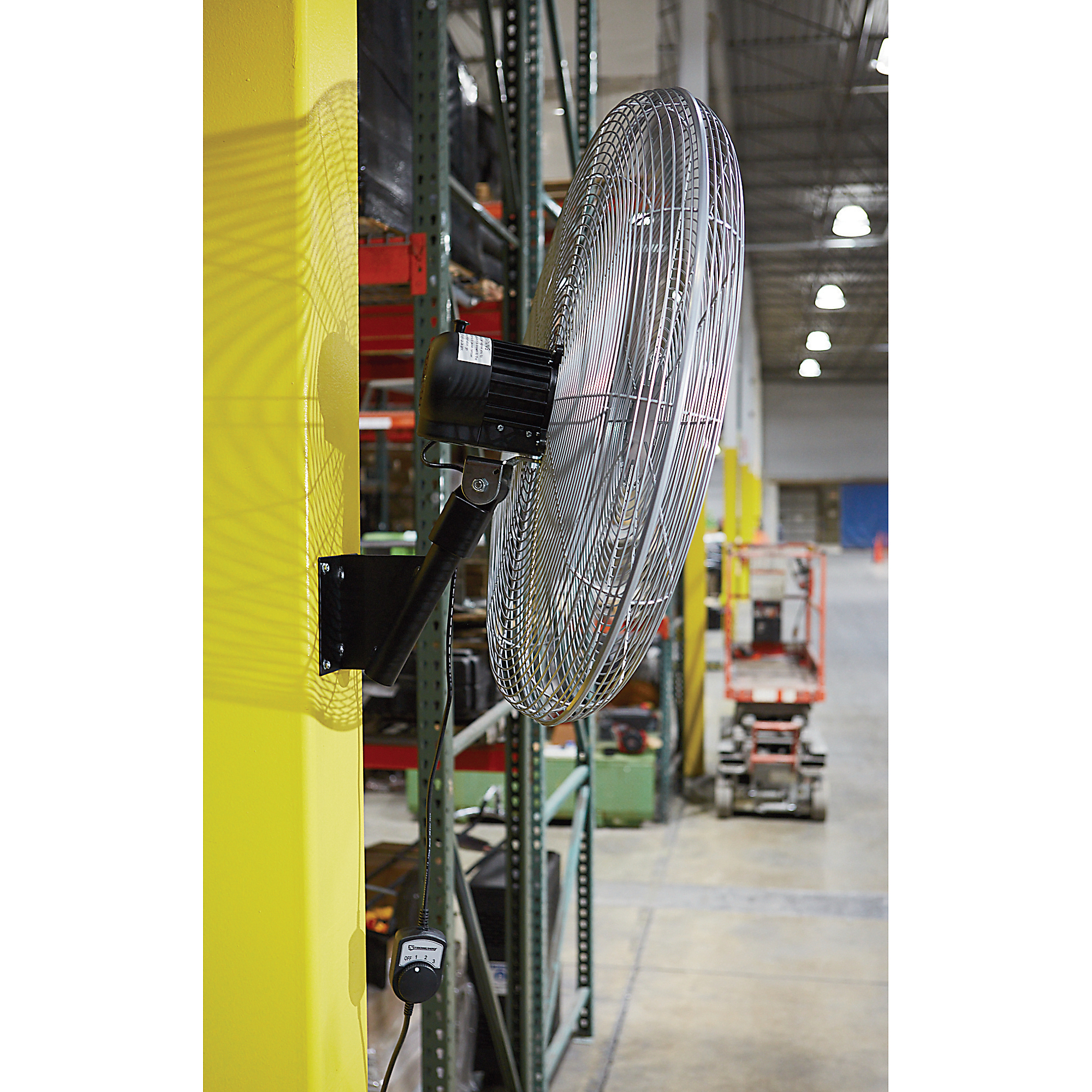 Strongway 30in. Oscillating Wall-Mount Fan, 6500 CFM