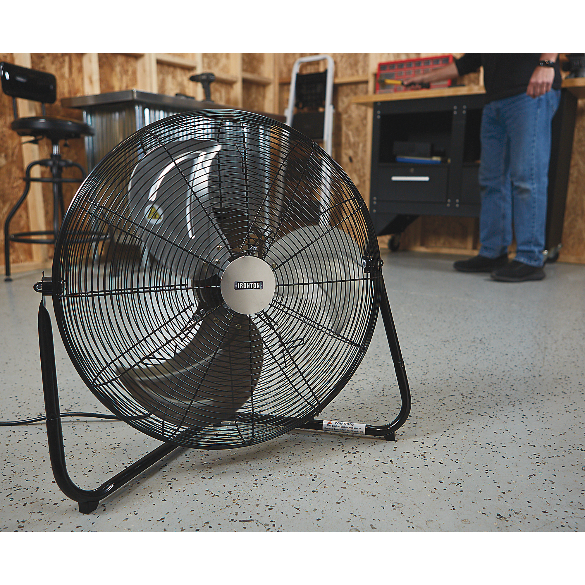Ironton High-Velocity Indoor Floor Fan, 20in., 3600 CFM, 120 Volts - Bild 7 von 12
