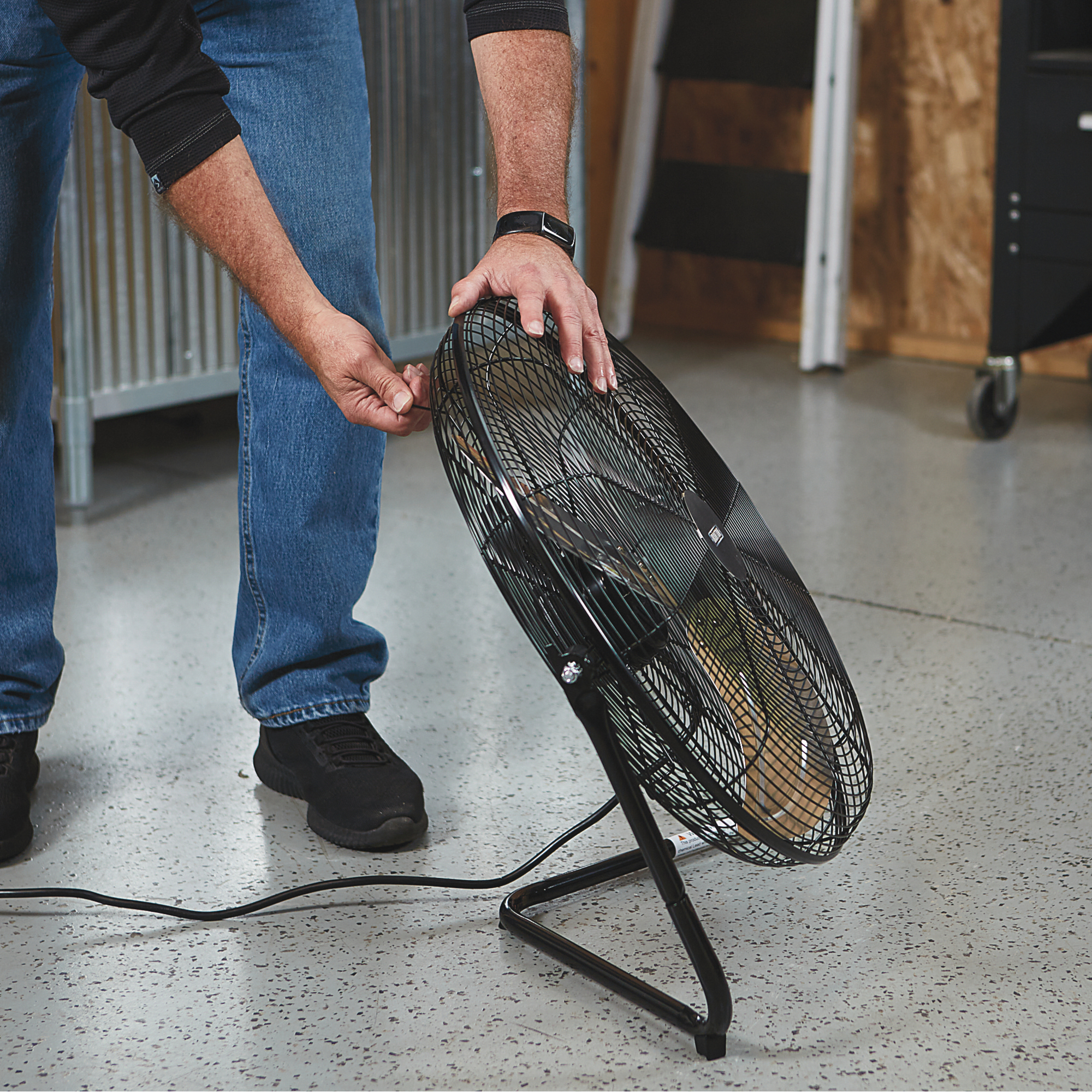 Ironton High-Velocity Indoor Floor Fan, 20in., 3600 CFM, 120 Volts - Bild 9 von 12