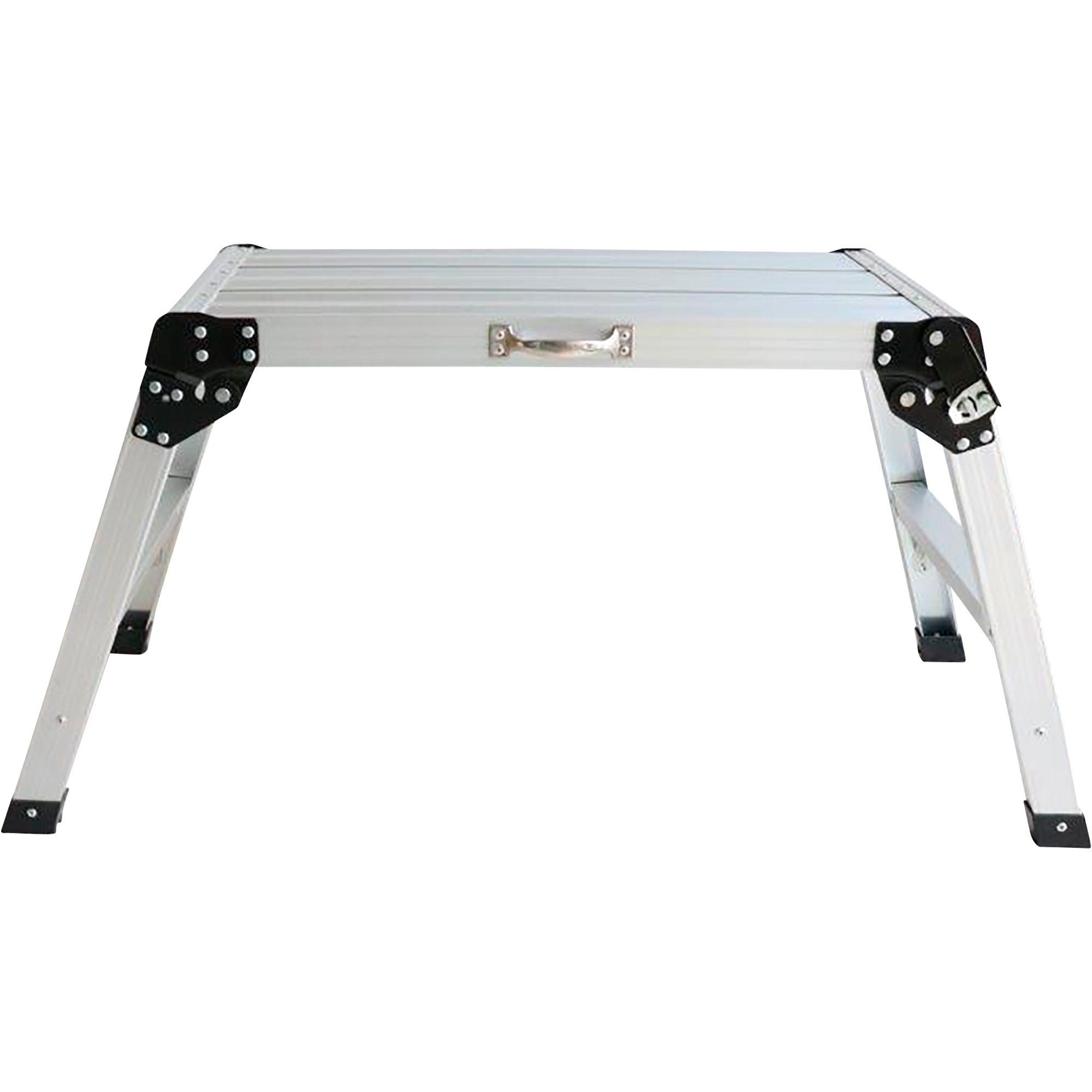 Ironton Folding Aluminum Platform, 225-lb. Capacity, 27-1/2in.L x 11-3/4in.W x