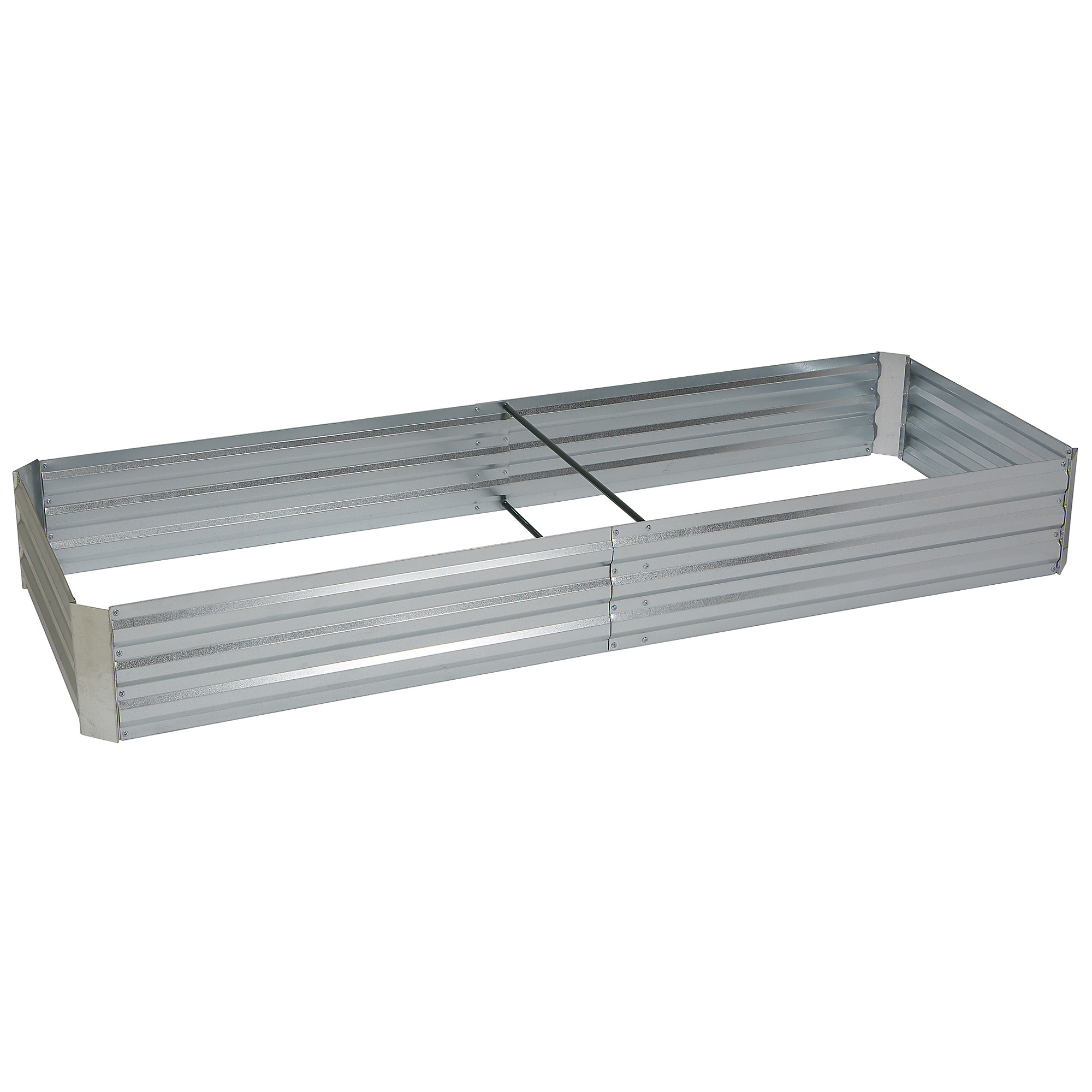 Ironton Galvanized Steel Raised Garden Bed, 8ft. x 3ft.