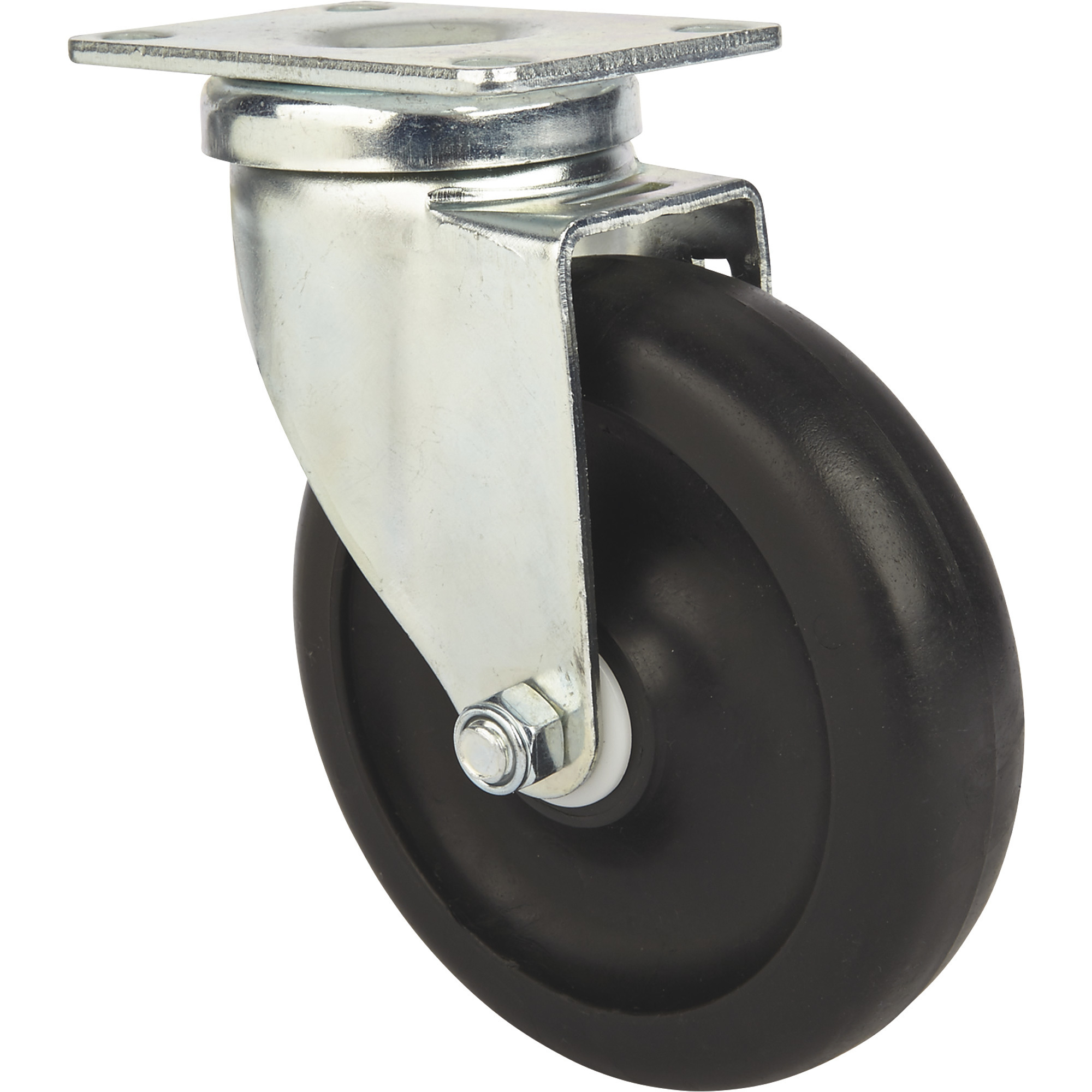 Ironton Light-Duty 5 pulgadas Rueda giratoria de poliolefina sin marcas, 400 lb. Capacidad,