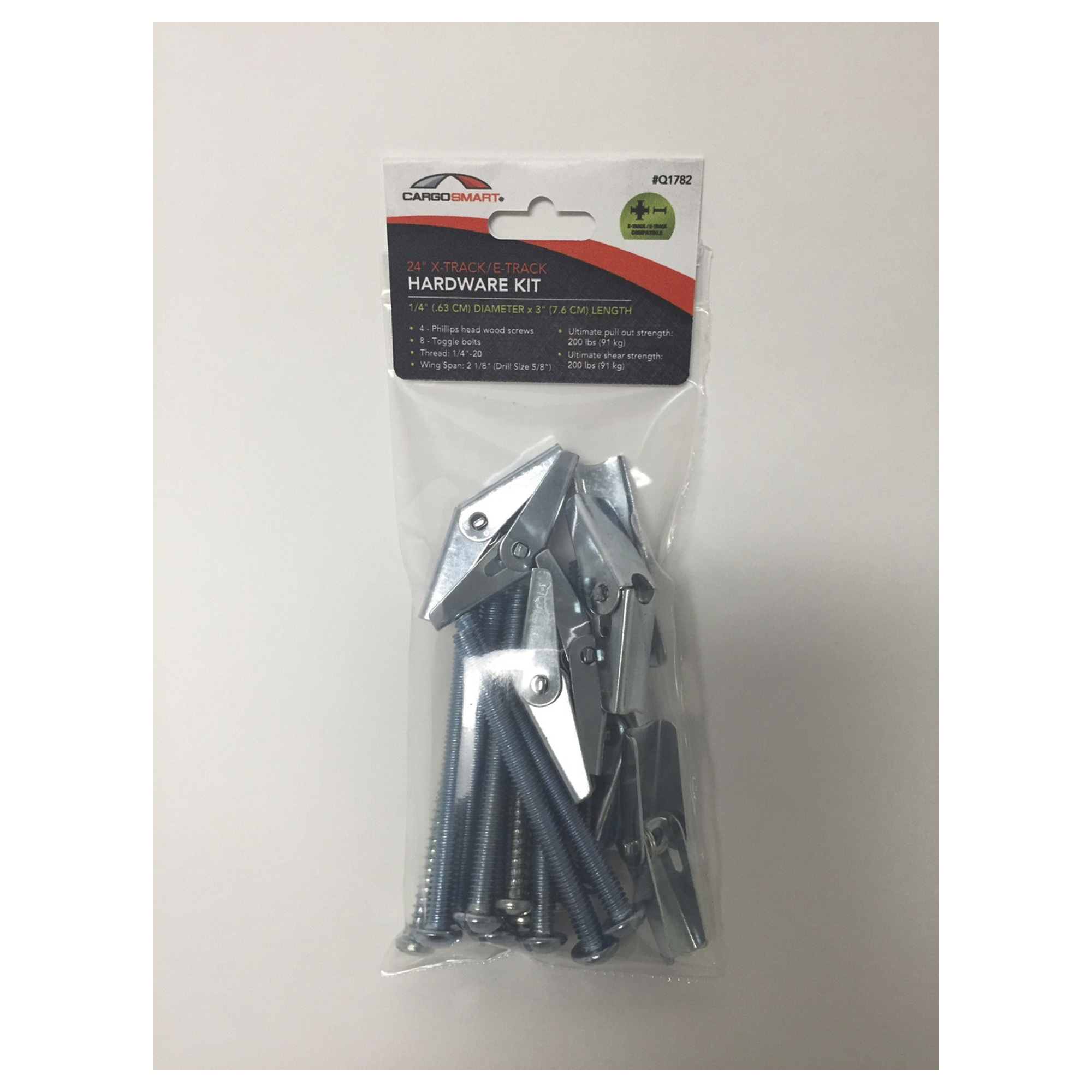 CargoSmart 60in. X-Track/E-Track Hardware Kit, Model# 1783