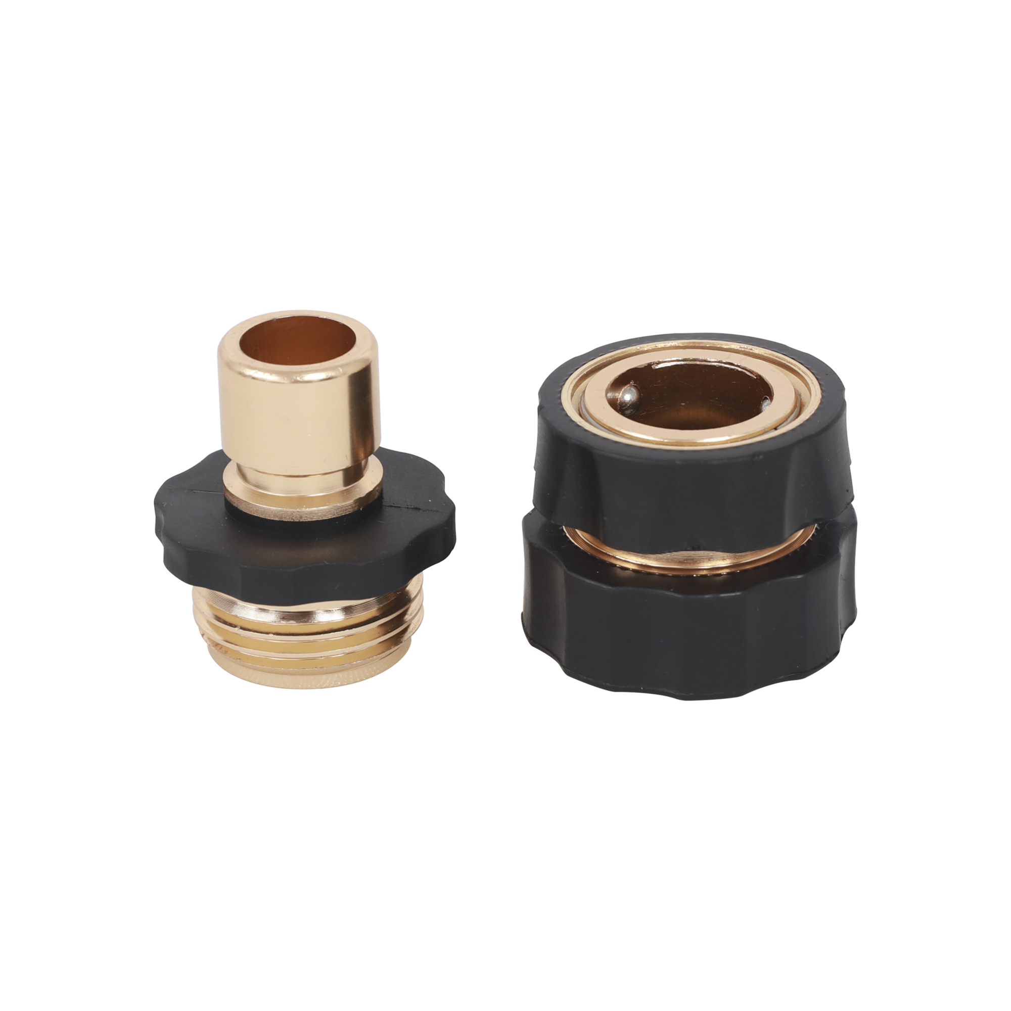 Strongway 2-Pc. Metal Quick-Connect Kit, 3/4in. Thread, 60 PSI, Model#