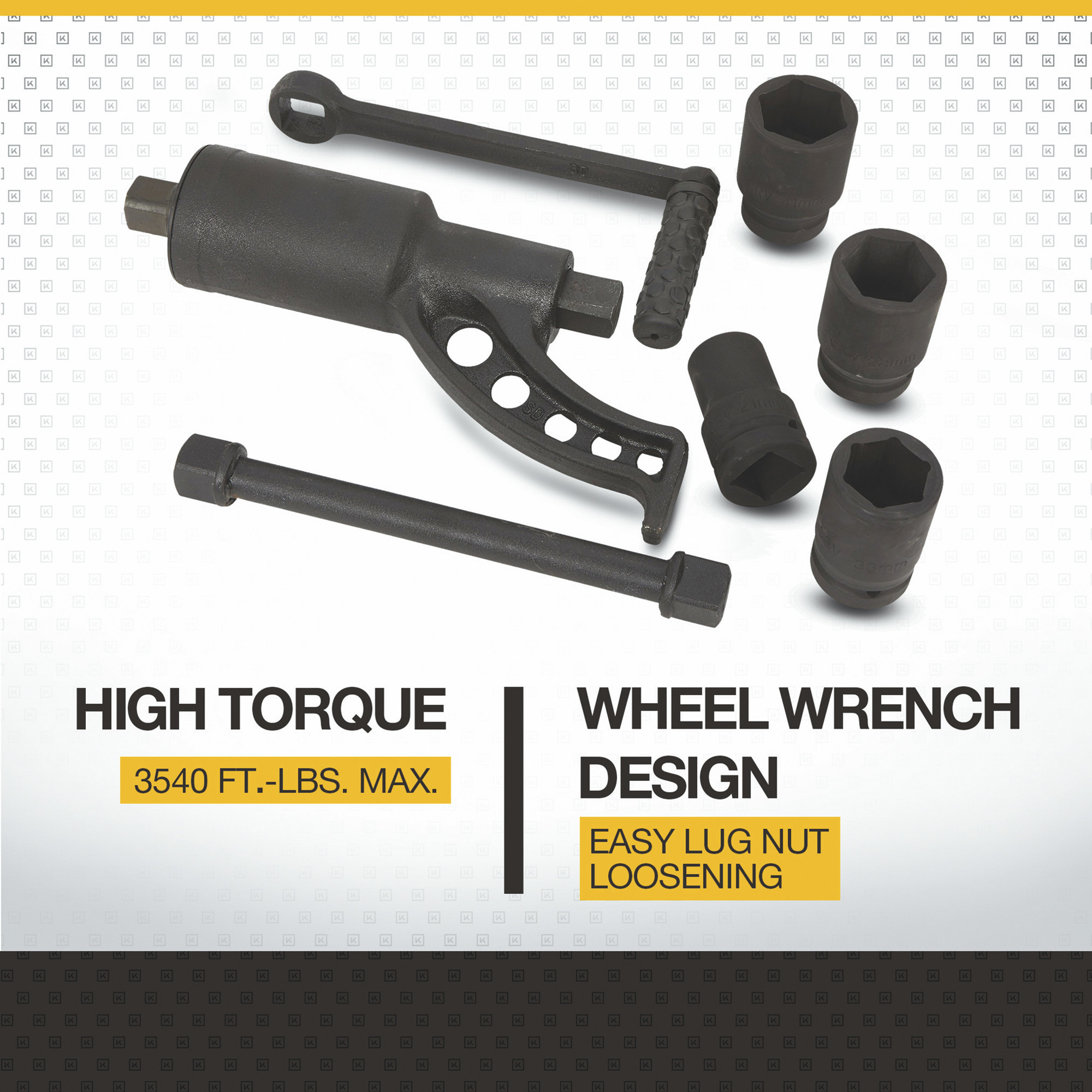 Klutch Torque Multiplier, 1in. Drive, 3540 ft./lbs. Max. Torque