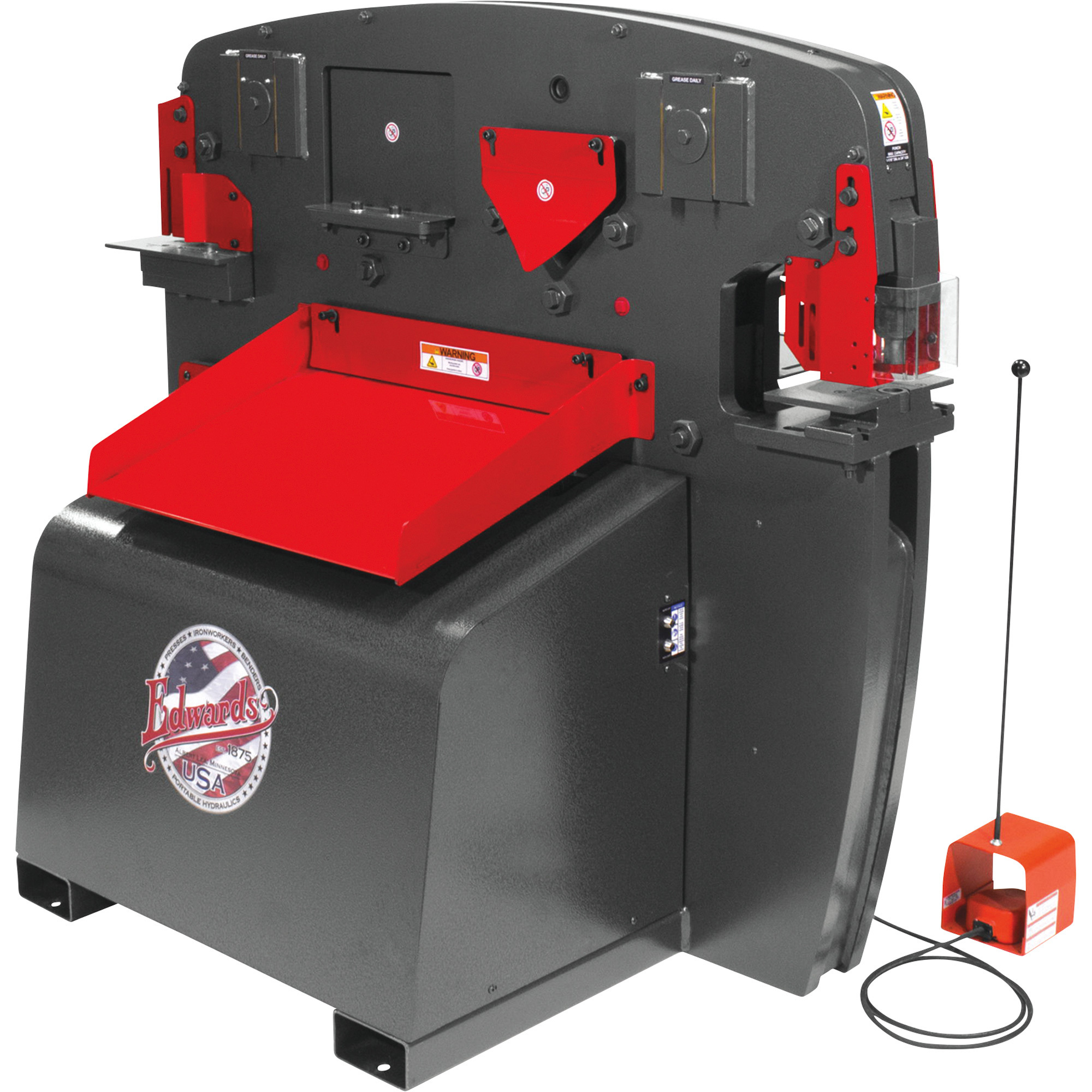 Edwards JAWS 65-Ton Ironworker with Accessory Pack, 3-Phase, 460 Volt, Model# - Picture 4 of 9
