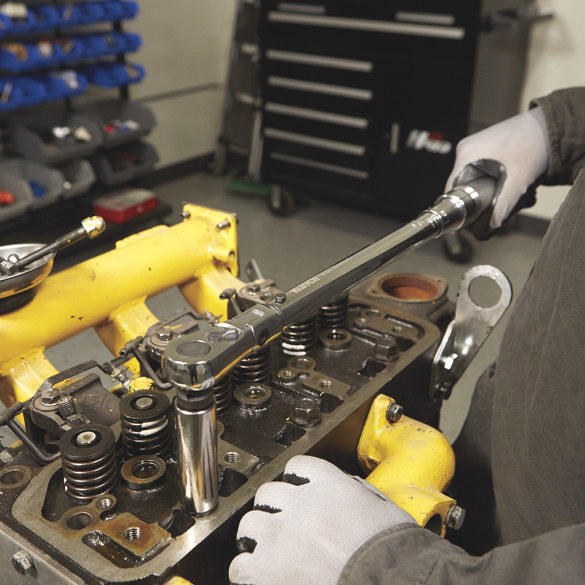 Klutch Flex Head Torque Wrench, 1/2in.-Drive