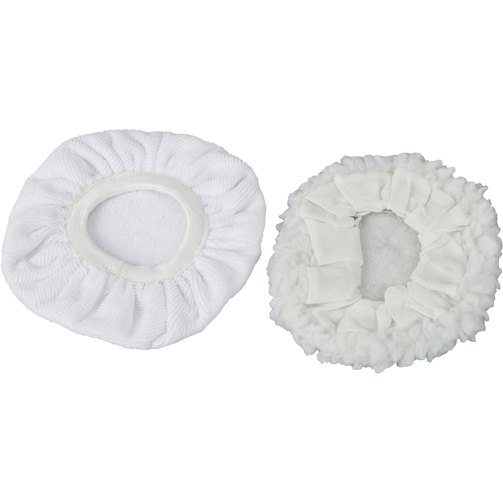 Ironton 7in. Replacement Polisher Bonnets, 2-Pk.