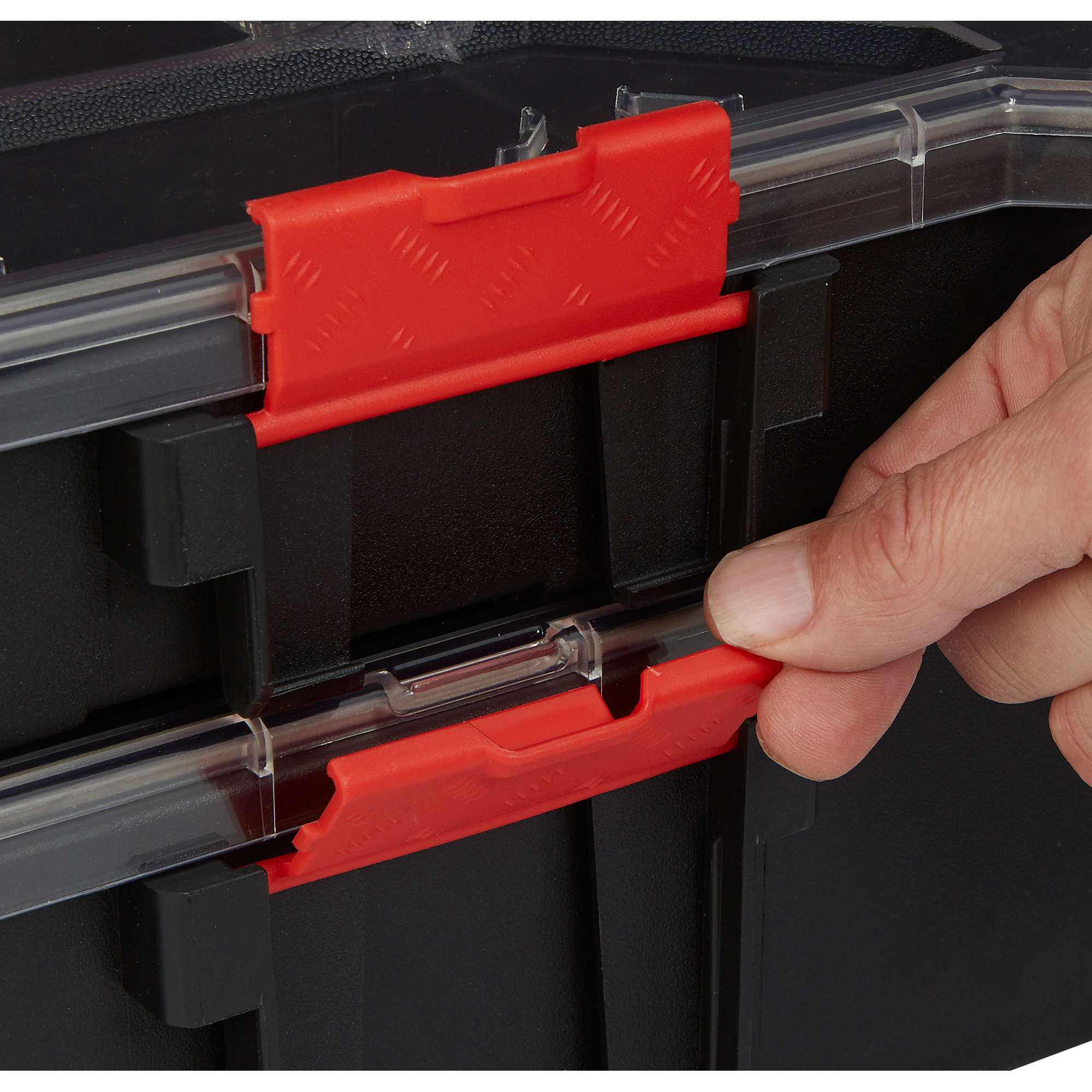 Ironton Portable Storage Case with 13 Compartments, 17 1/4in.W x 14 1/4in.D x 2 - Bild 7 von 11