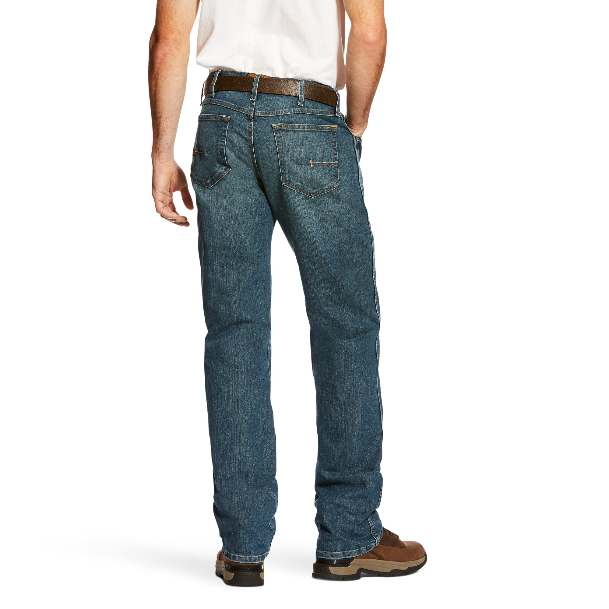 Ariat, M4 DuraStretch Basic Boot Cut Jean, Waist 32 in, Inseam 34 in, Color
