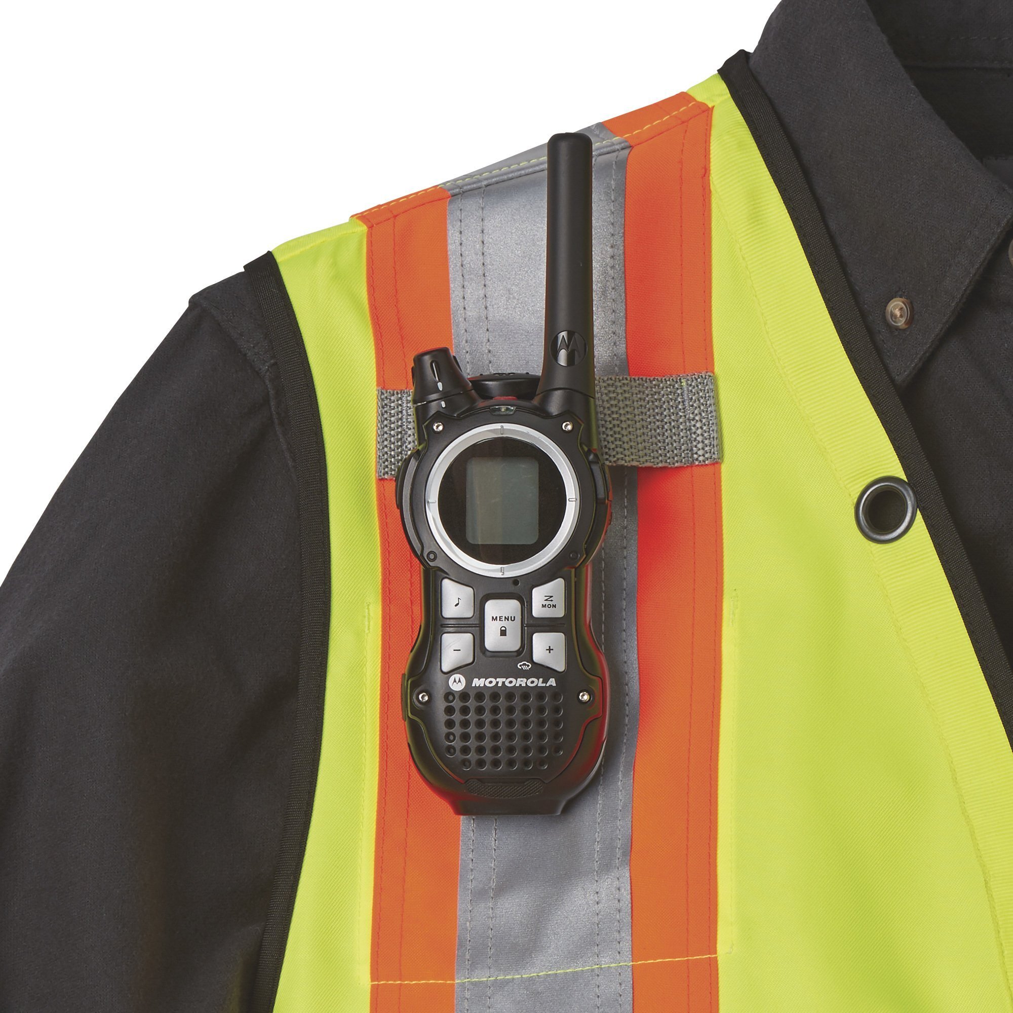 Gravel Gear Men's Class 2 High Visibility Surveyor-Style Safety Vest, Lime, - Picture 7 of 11