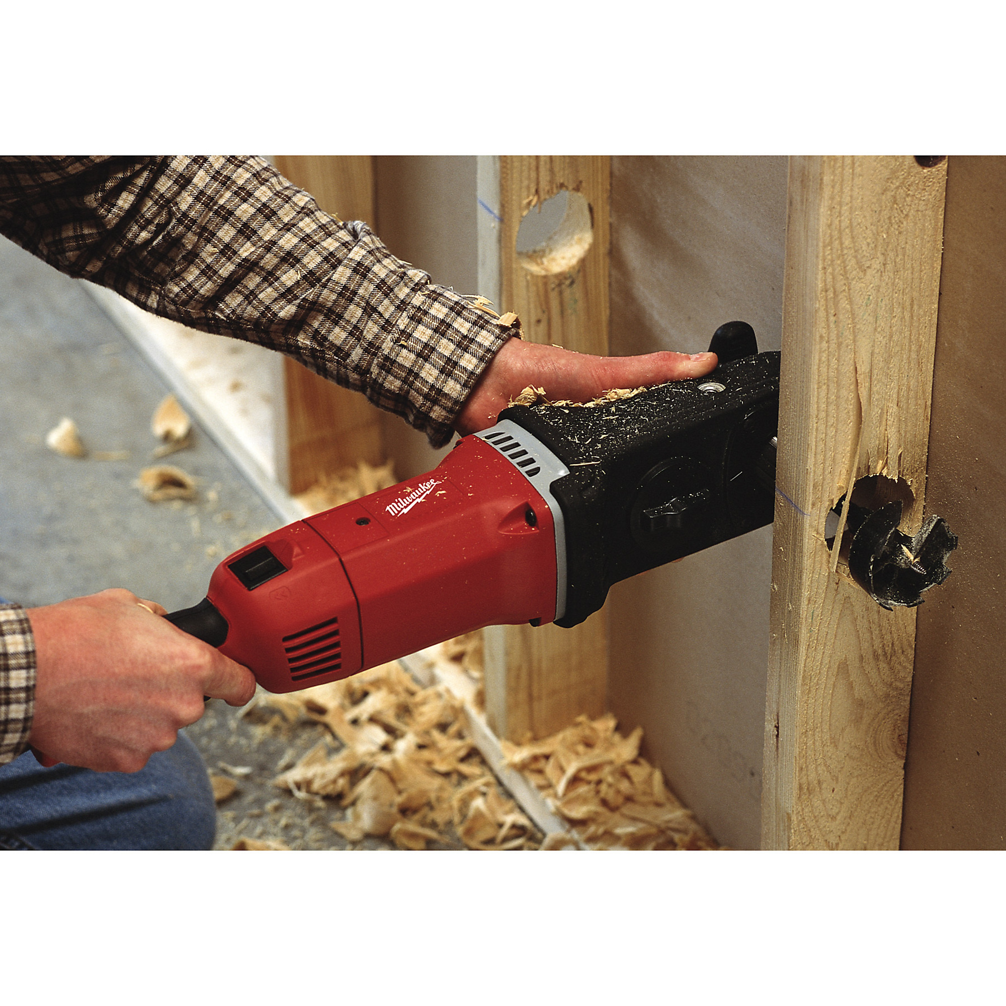 Milwaukee Super Hawg Corded Electric Drill With Side Handle, 1/2in. Keyed - Picture 2 of 4