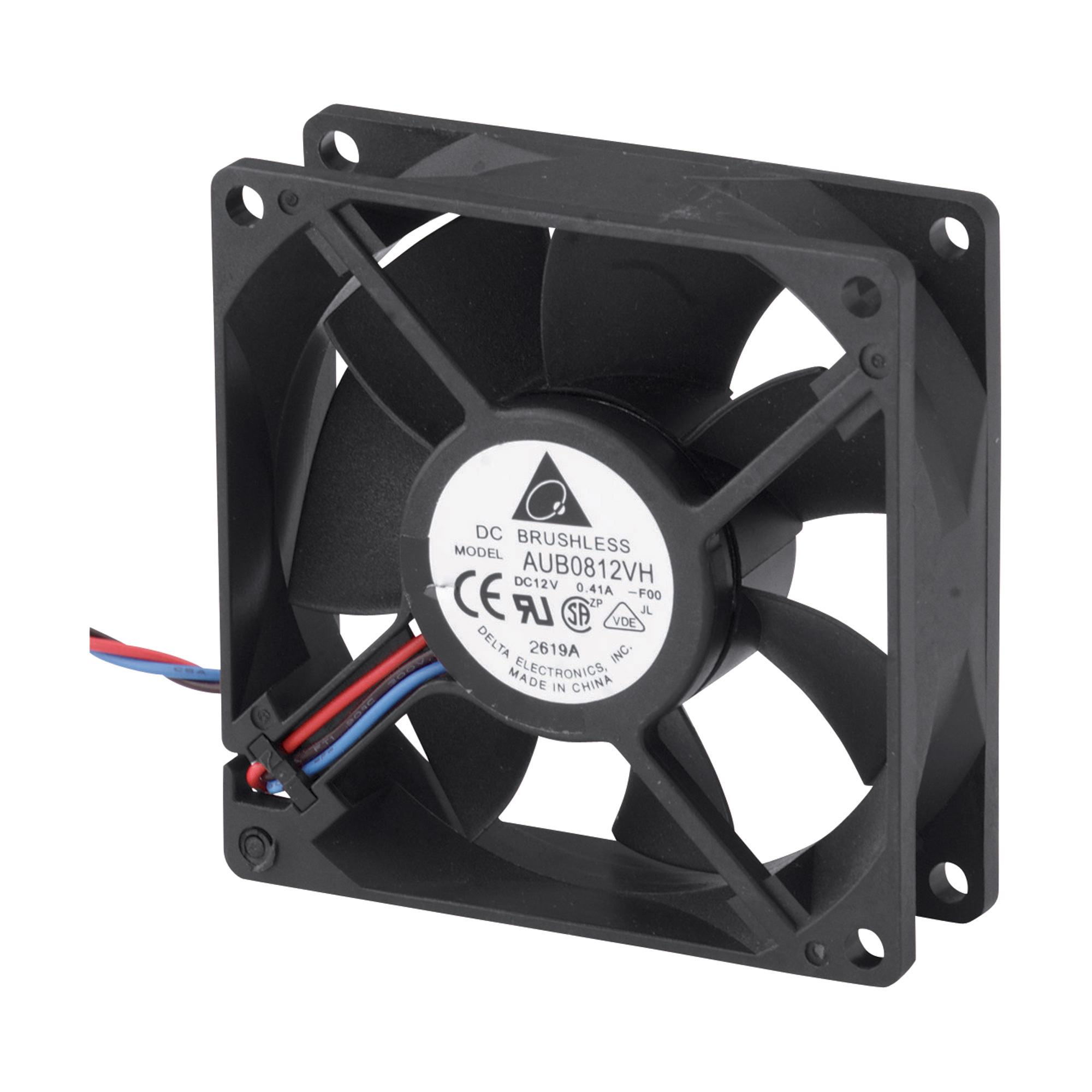 Mini Box Fan, 3in., 12V DC, 40 CFM