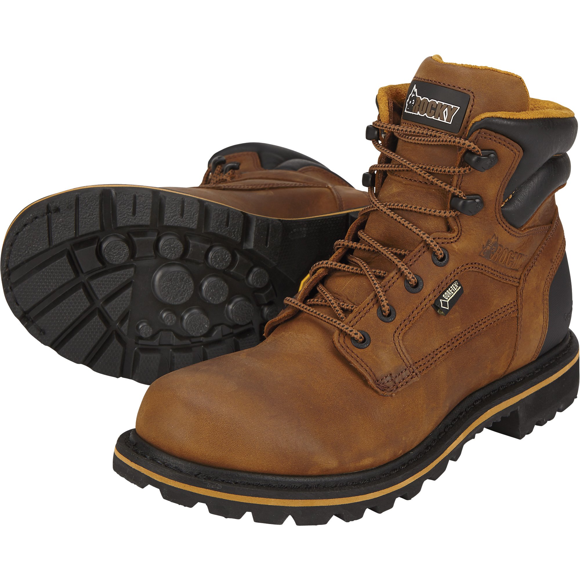 Rocky Governor 6in. Gore Tex Waterproof Work Boots Tan Size 9 1 2 Wide Model RKYK001 Northern Tool