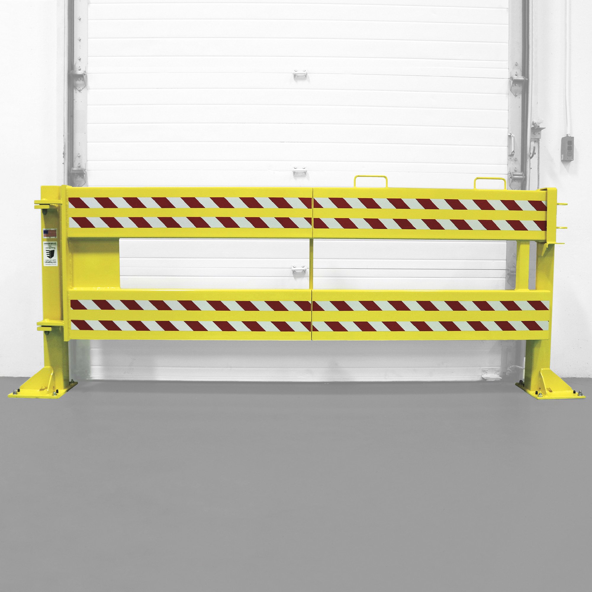 Loading Gate Dock Net US Netting Defender Gate 20 Loading Dock Safety Gate | Northern Tool