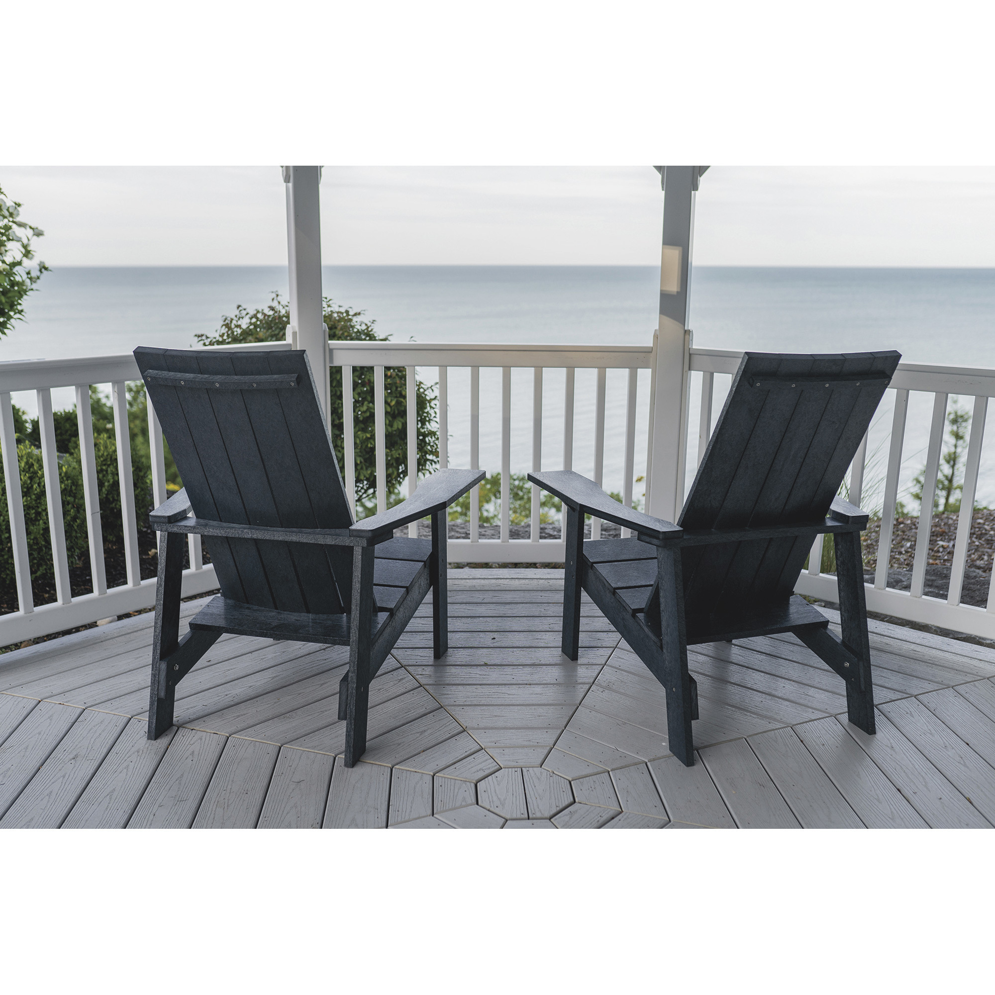 Capterra Casual Flat Back Adirondack Chair, Greystone, Model# CRX10-48 ...