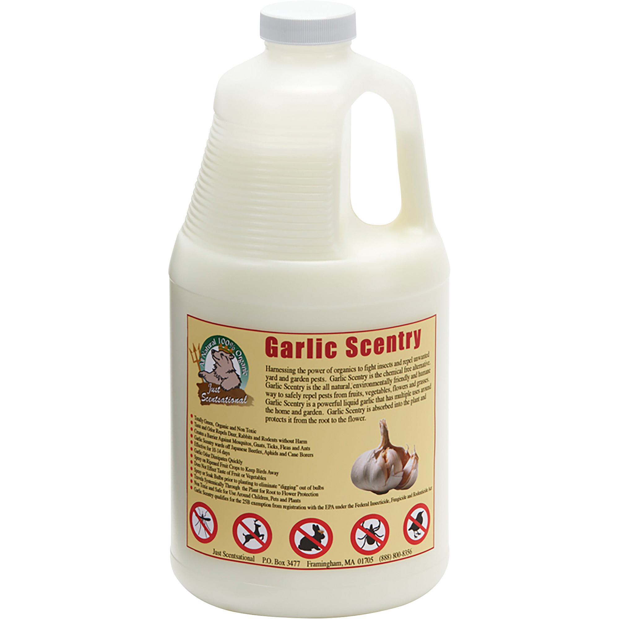 Bare Ground Garlic Sentry Animal Repellant, 64 Oz. Bottle, Model# GAR-64