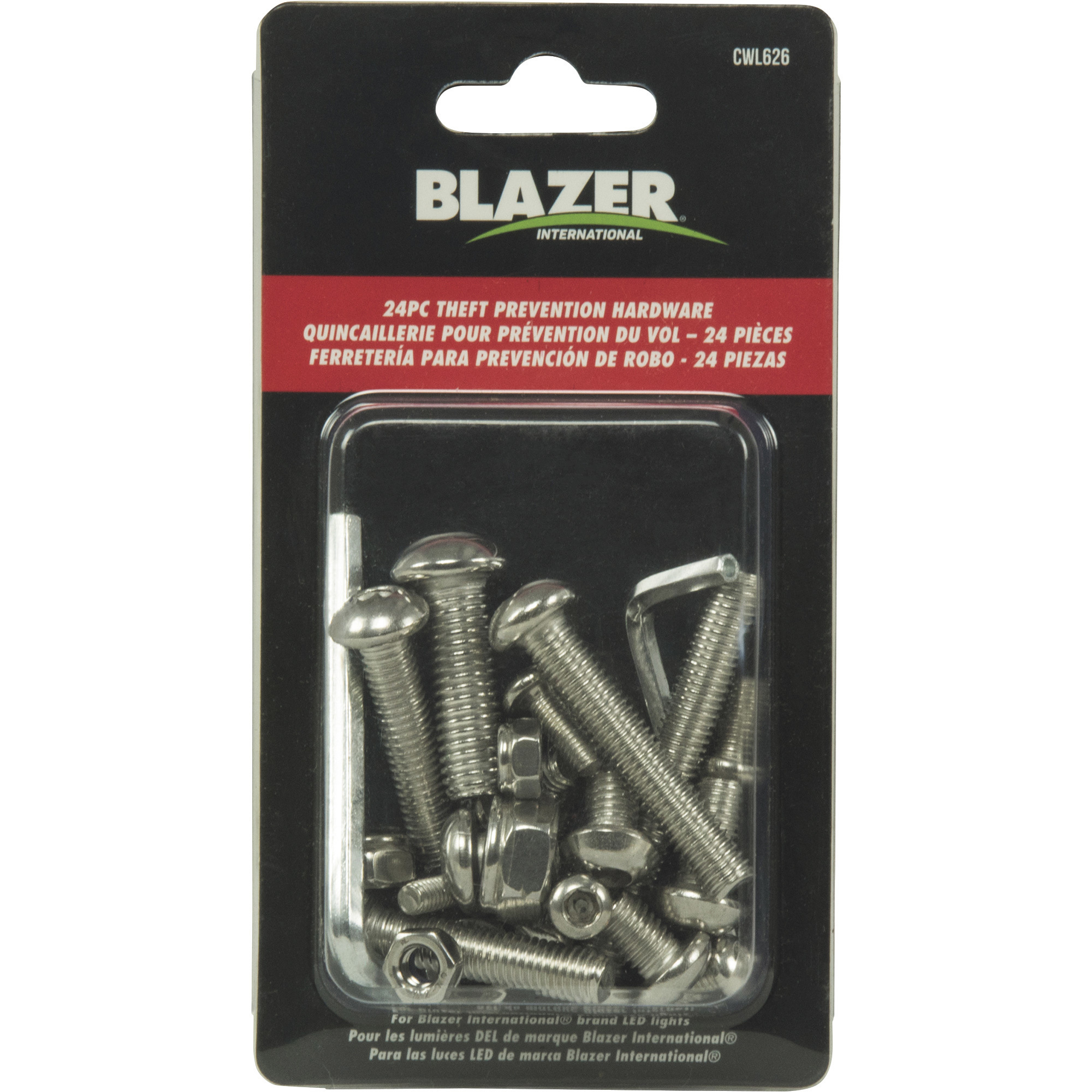 Blazer Theft Prevention Hardware Set — 24-Pc. Set, Model# CWL626 ...
