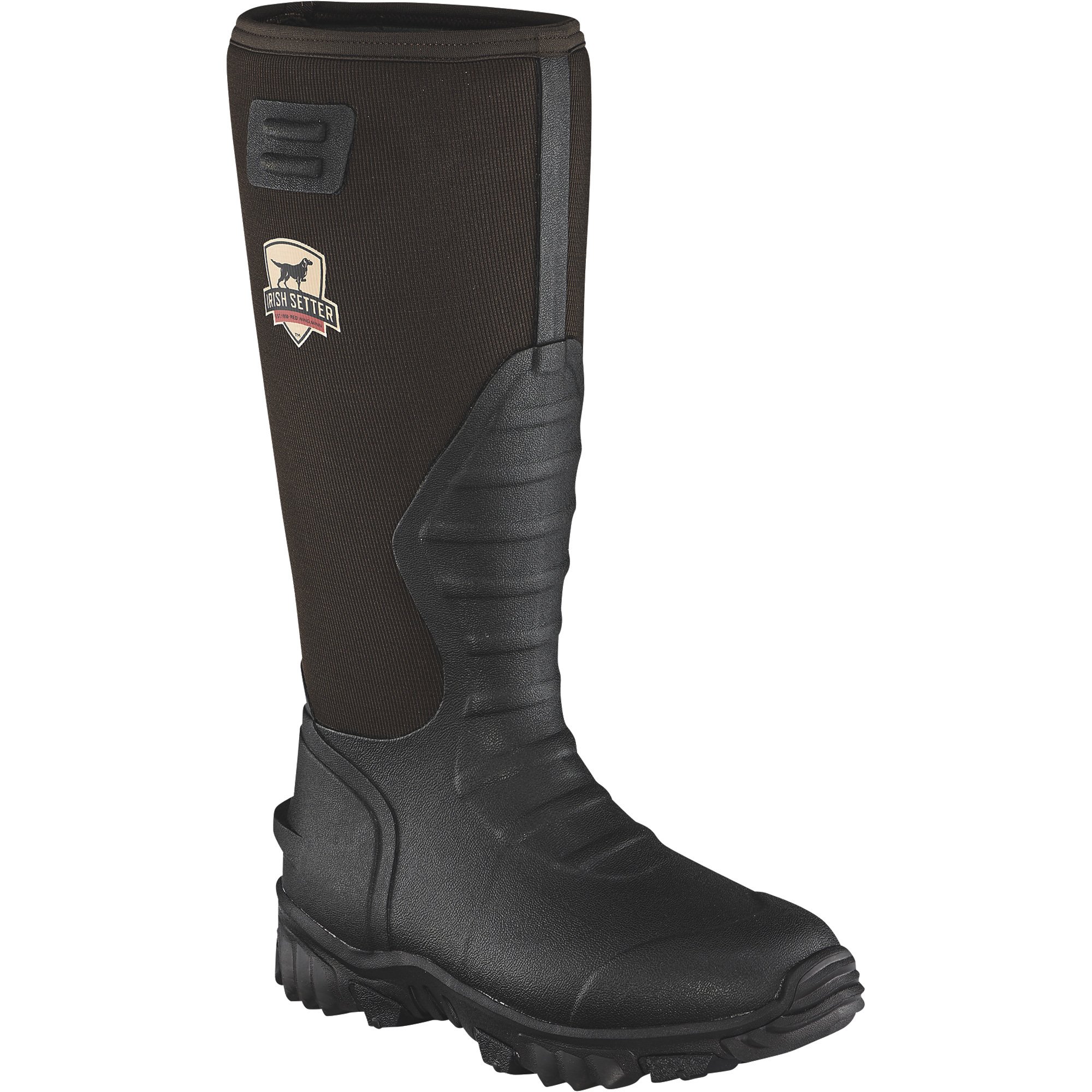 Irish Setter Men s 17in. Rutmaster 2.0 Lite Rubber Boots Black Brown Size 10E Model 04896E 100 Northern Tool