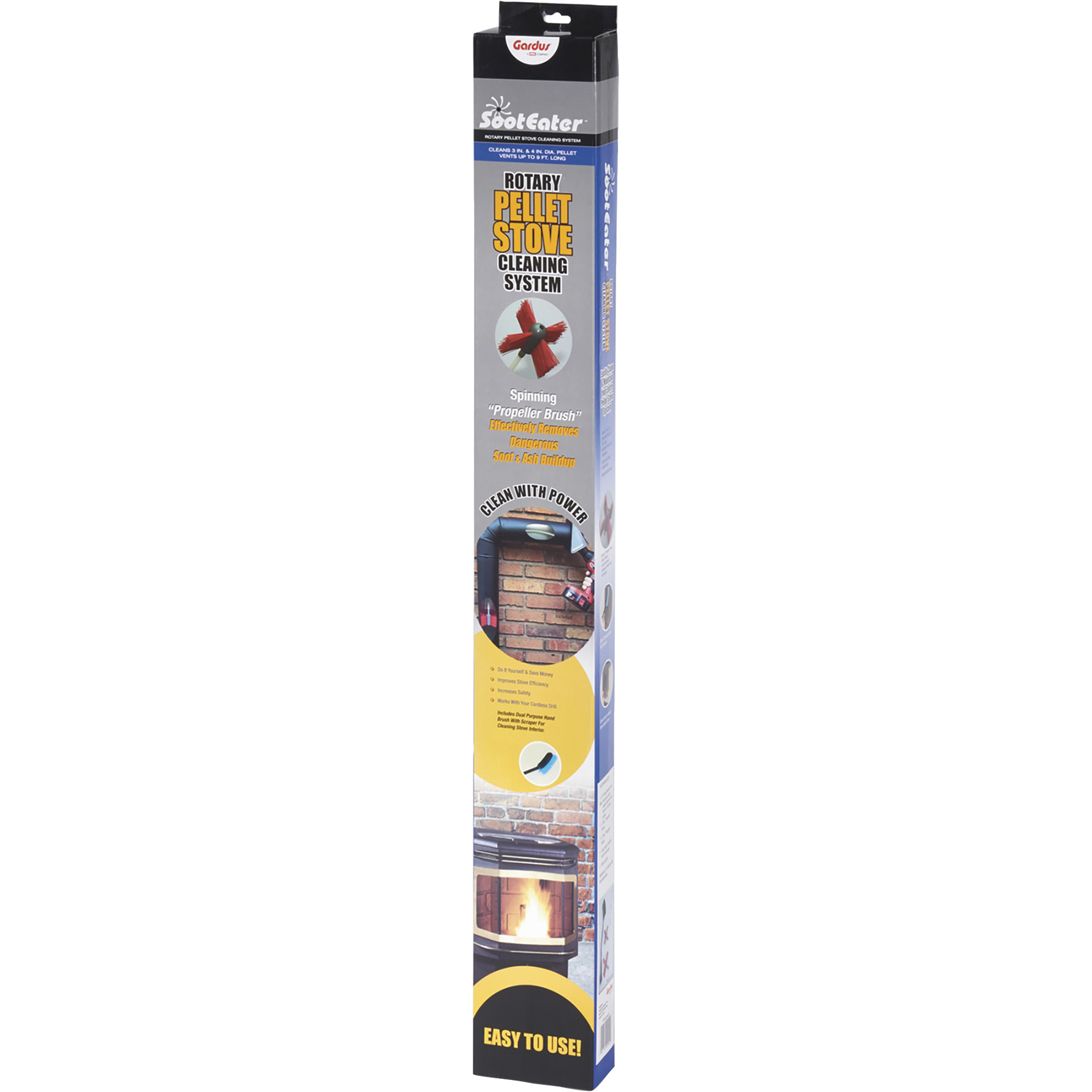 HY-C SootEater Rotary Pellet Stove Cleaning System, Model# RPS204-B