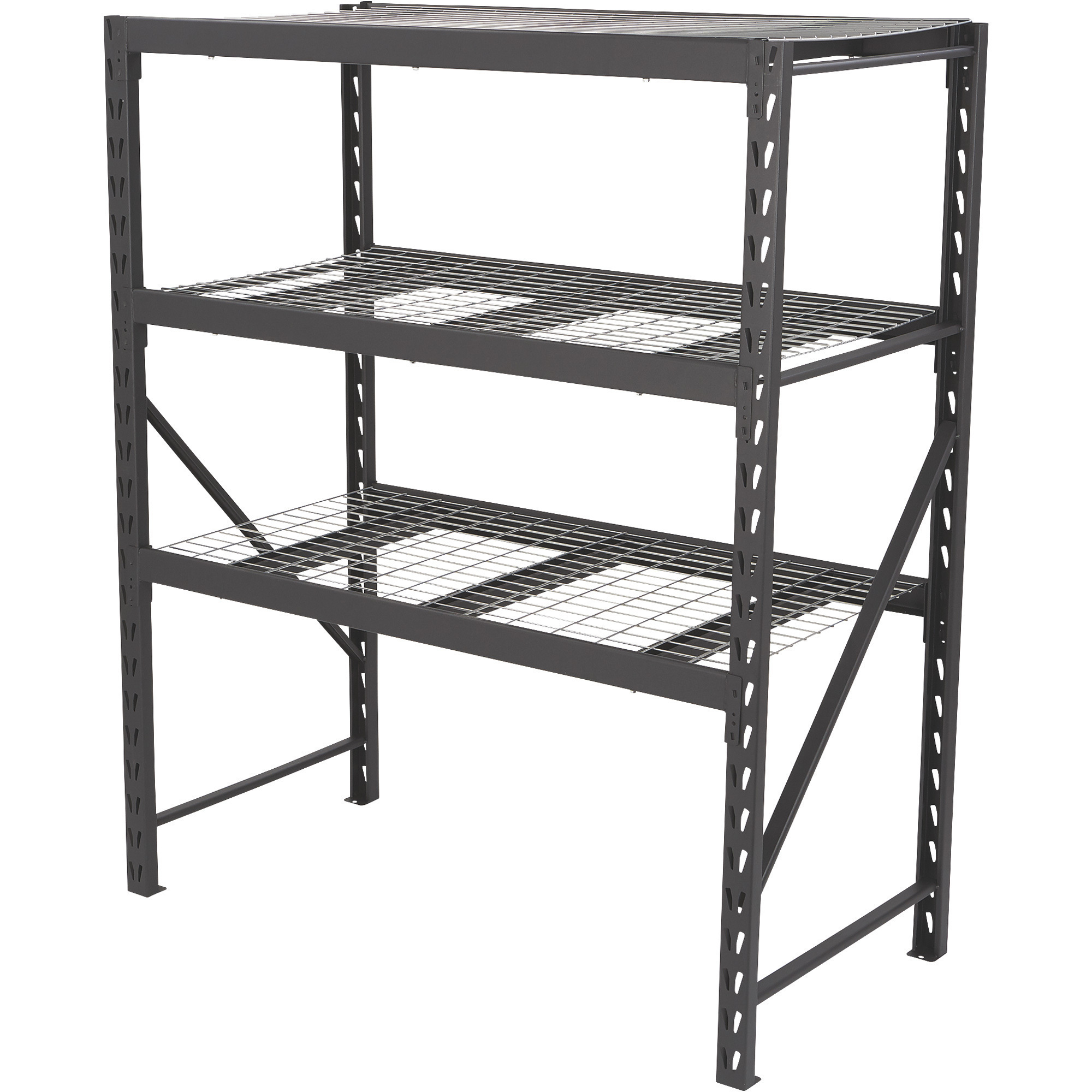 Ironton 3-Tier Industrial Shelving Rack — 3 Shelves, 3750-Lb
