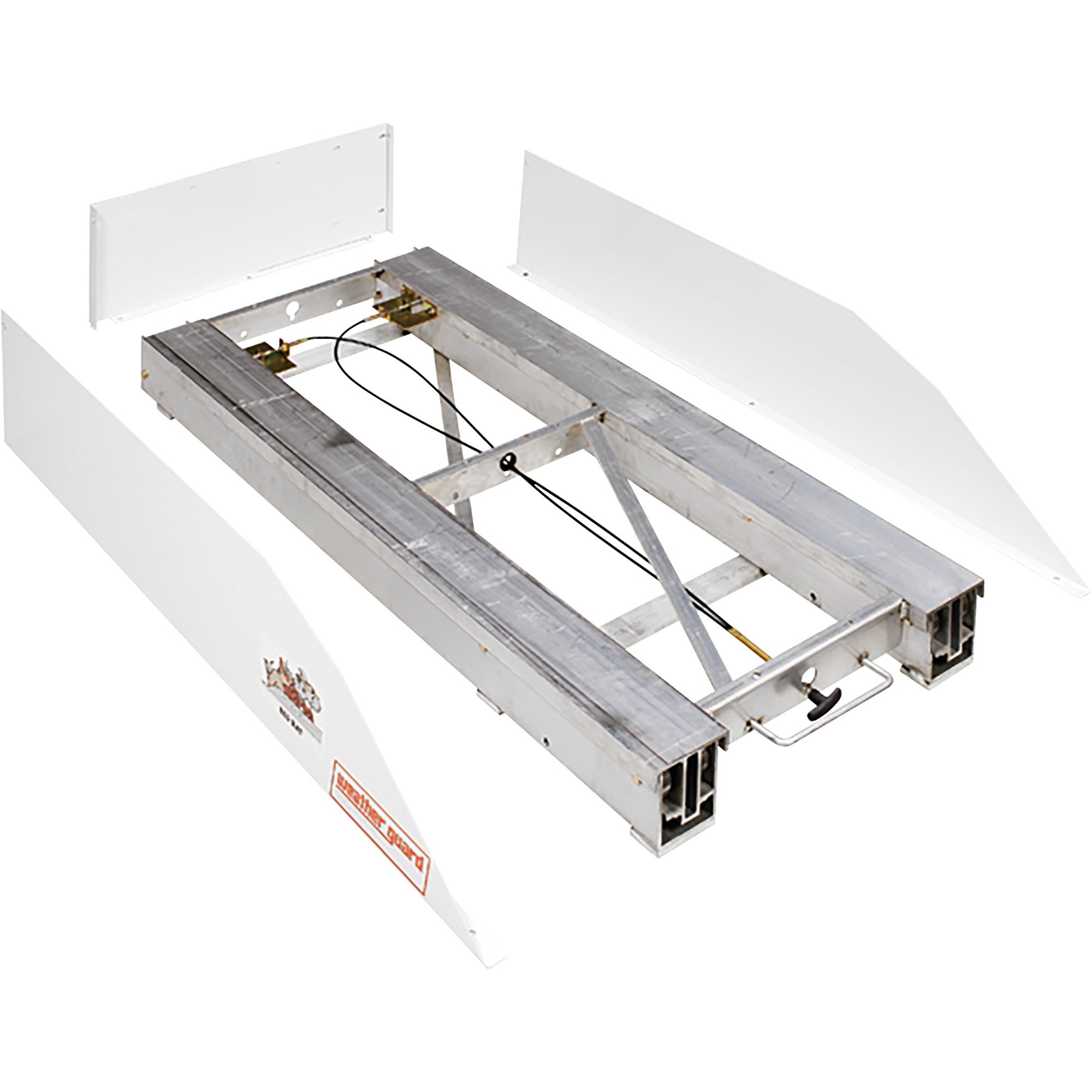 Weather Guard Bed Rat Sliding Platform — 750-Lb. Capacity, Brite-White, Model# 3100