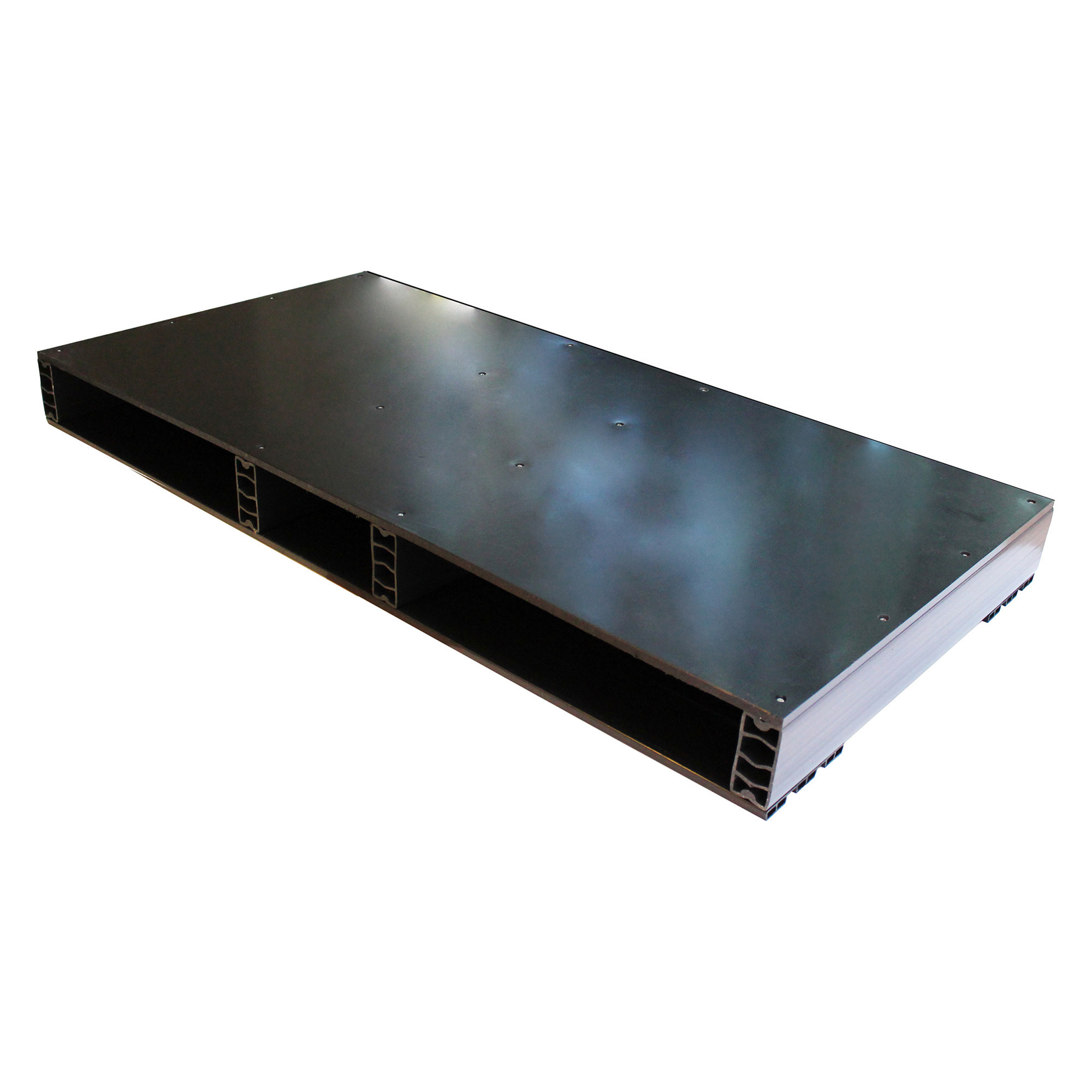 Jifram Extrusions, Inc., Flat Top Plastic Pallet, 24in.L x 48in.W, Model# 05000422