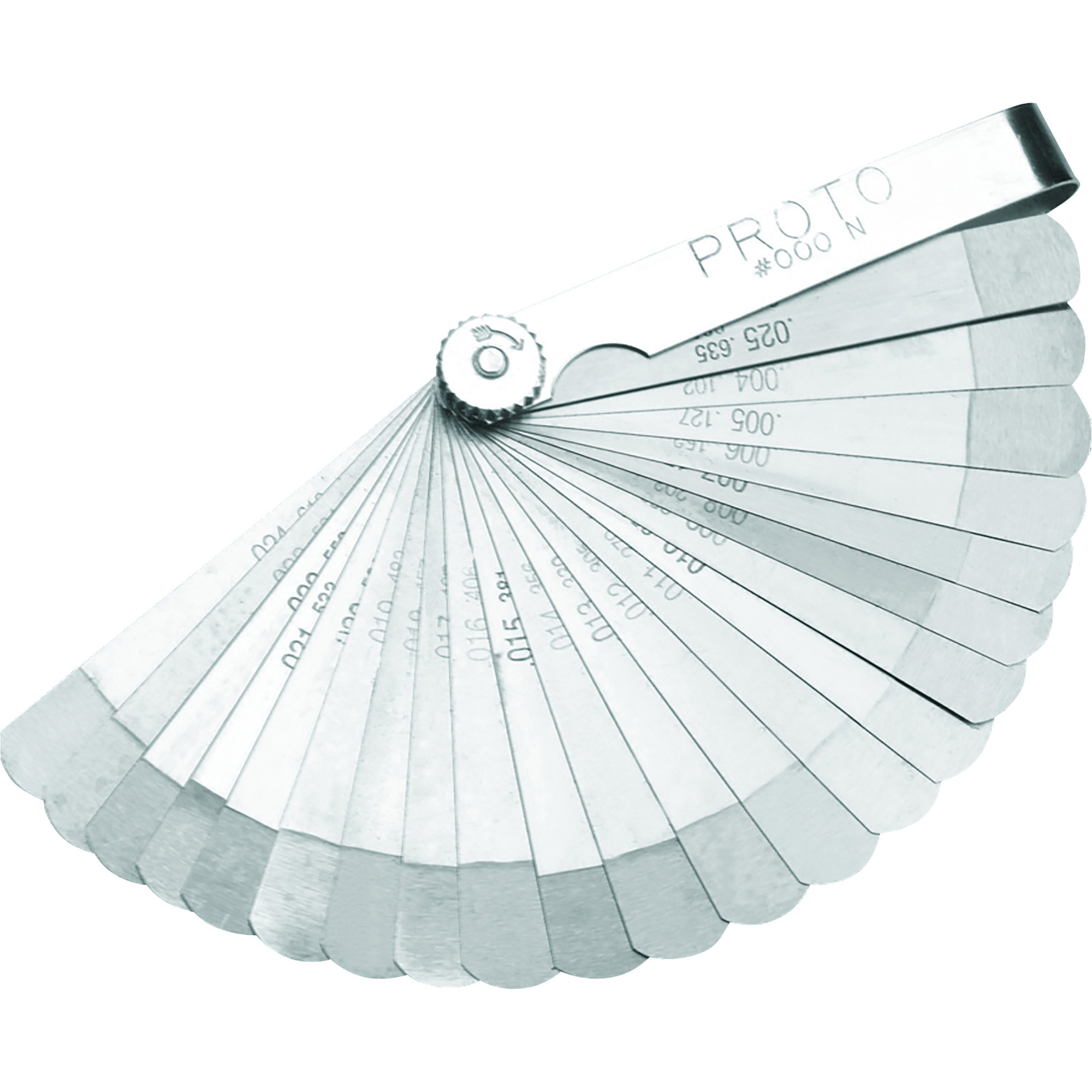 Proto 22-Blade SAE Step Cut Feeler Gauge Set, Steel, Model# J000N