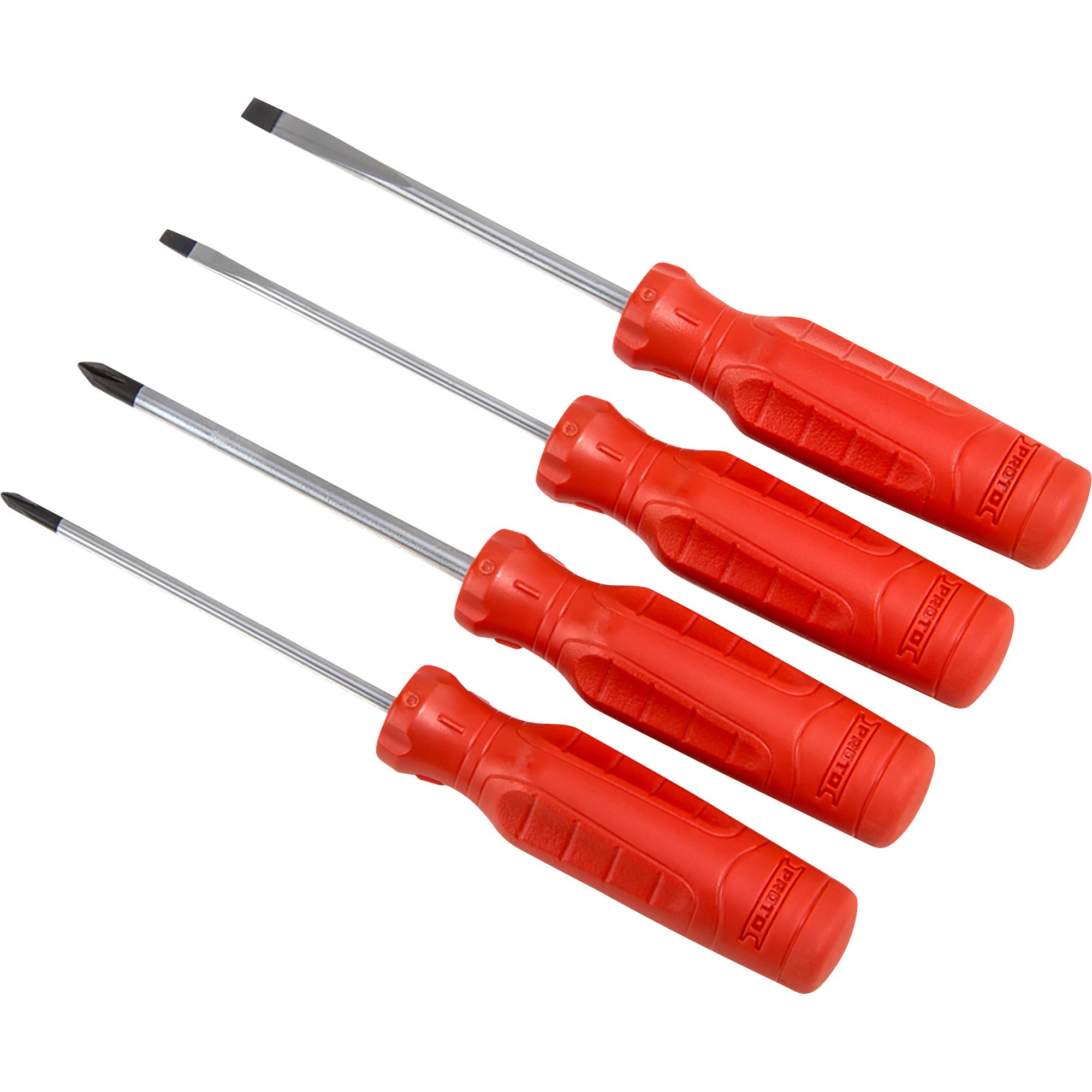 Proto Duratek Combination Screwdriver Set — 4Pc., Model J1204SC
