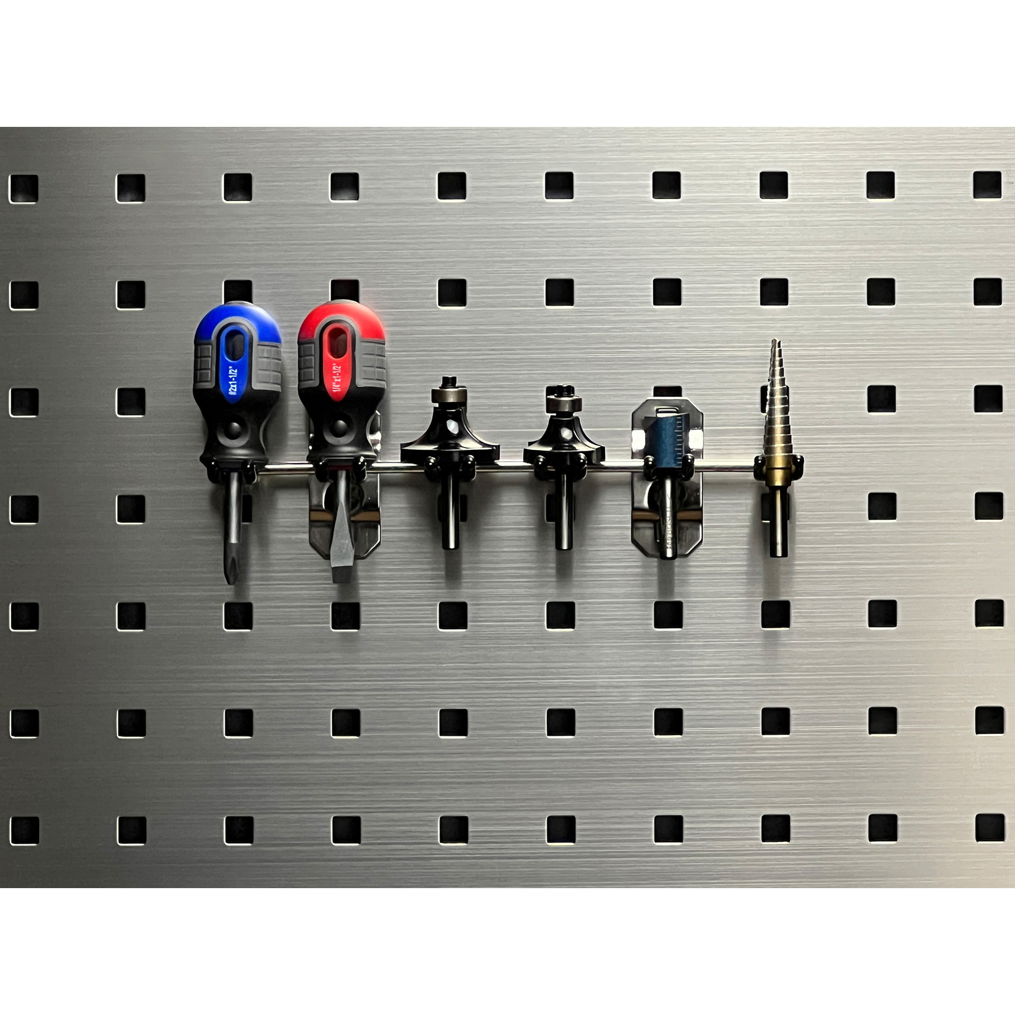 Triton LocHook Vinyl Dipped Stainless Steel MultiProng Tool Holder for