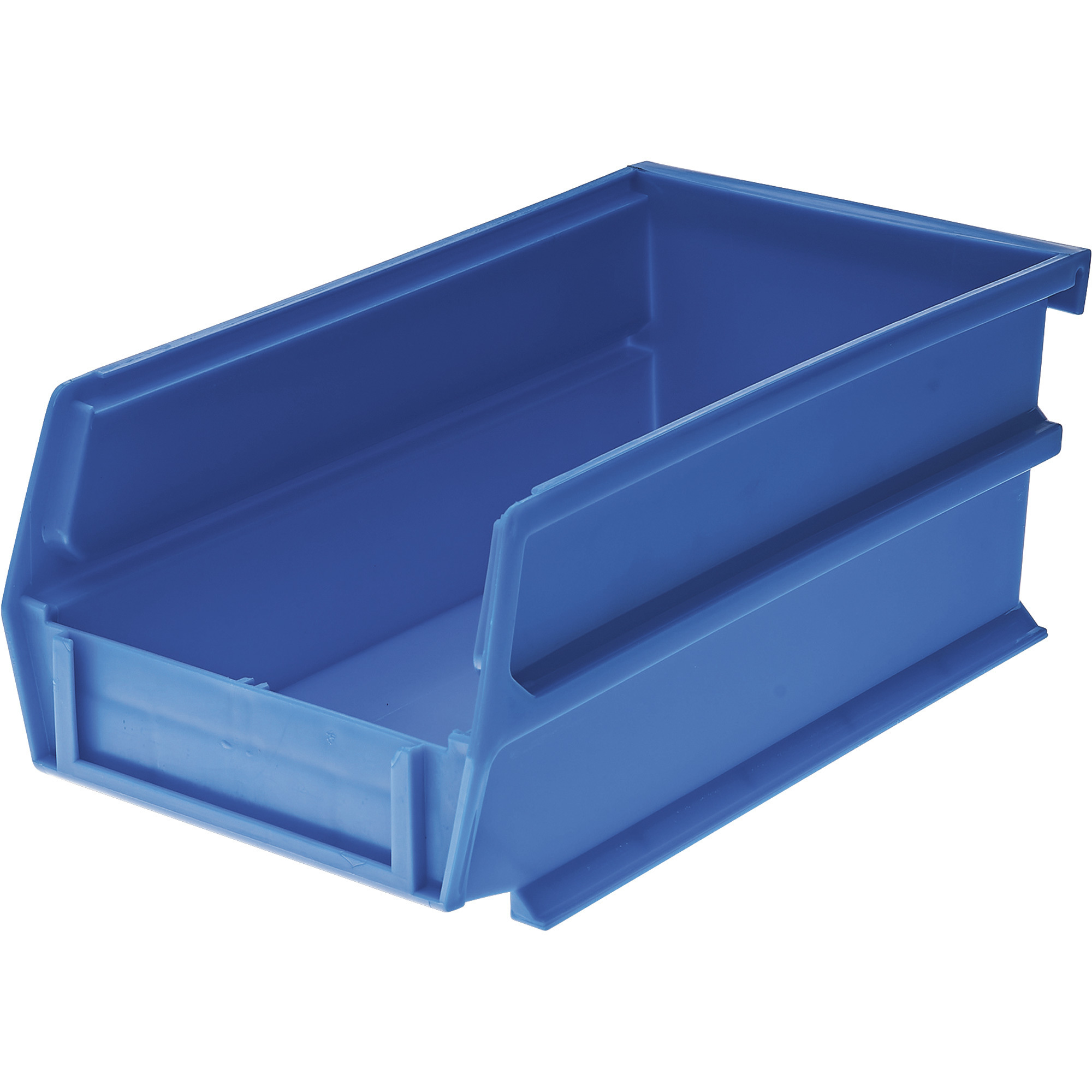 Triton Products Locbin Hanging And Interlocking Bins, 6-pk., Blue, 7 3 