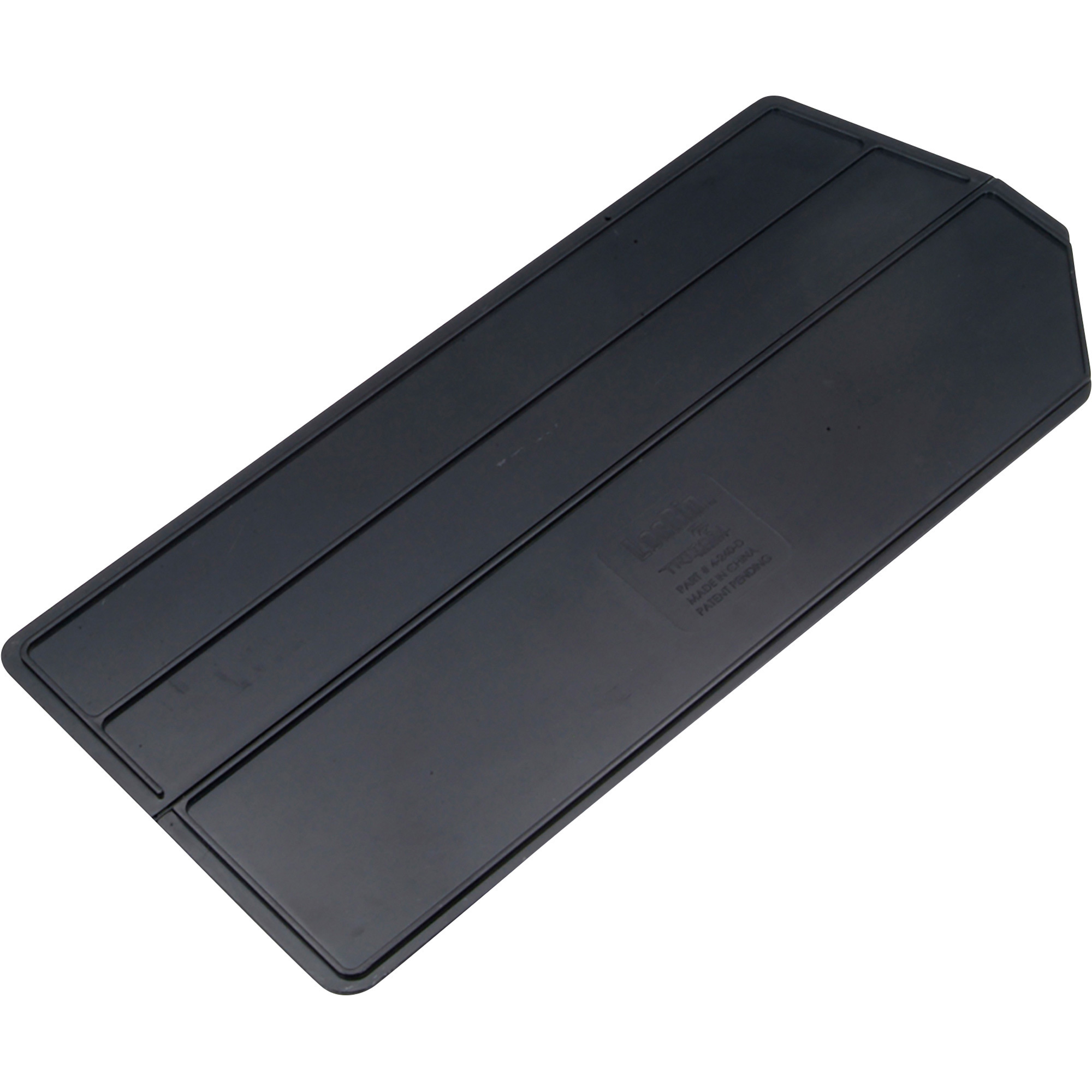 Triton Products LocBin Dividers, 6-Pcs., 13 7/8in. x 6 1/2in. x 1/4in., Black, Model# 4-240
