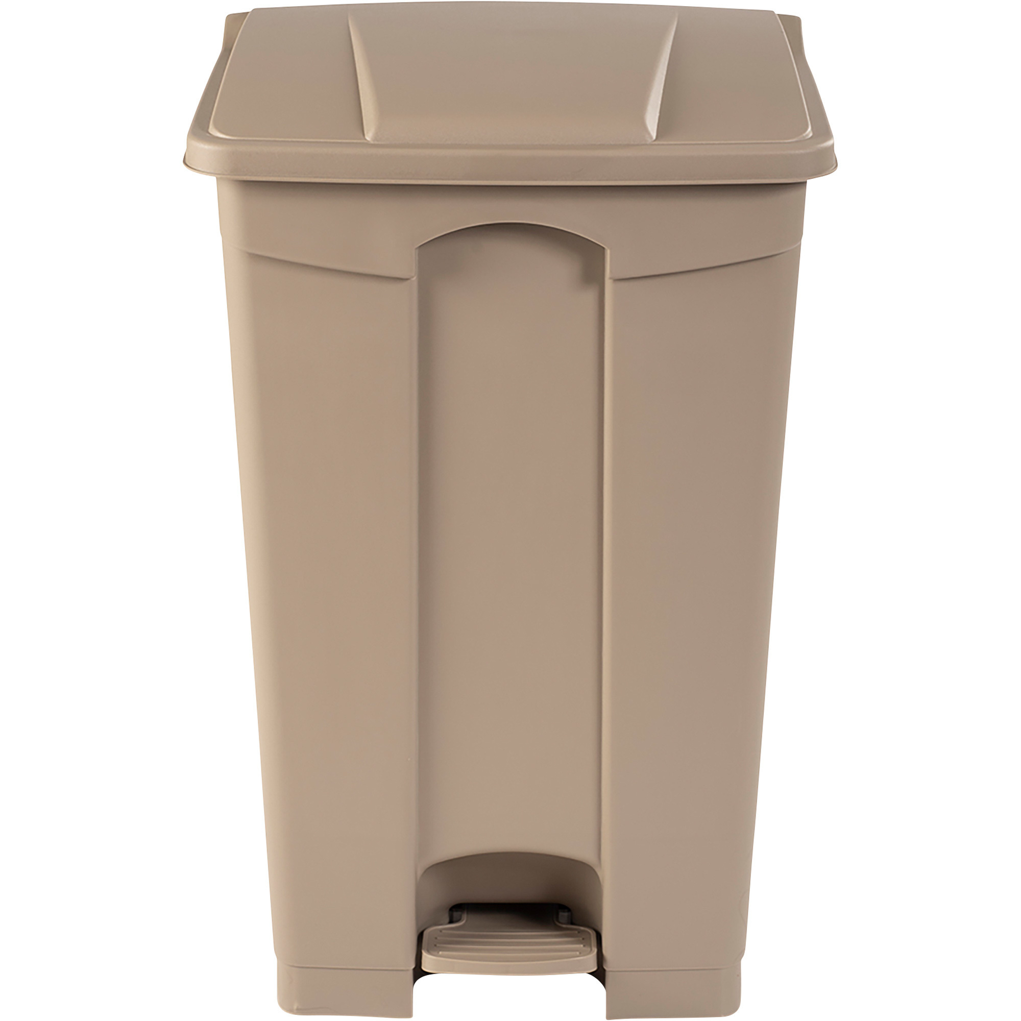 Totor Fire Retardant Step-On Trash Can — 23-Gallon Capacity, Beige, Model#  SOF23