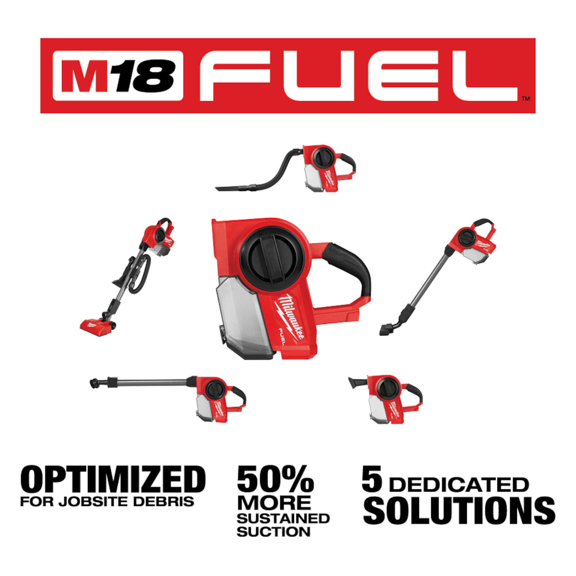 Milwaukee M18 FUEL Compact Cordless, Bagless Vacuum, Tool Only, Model