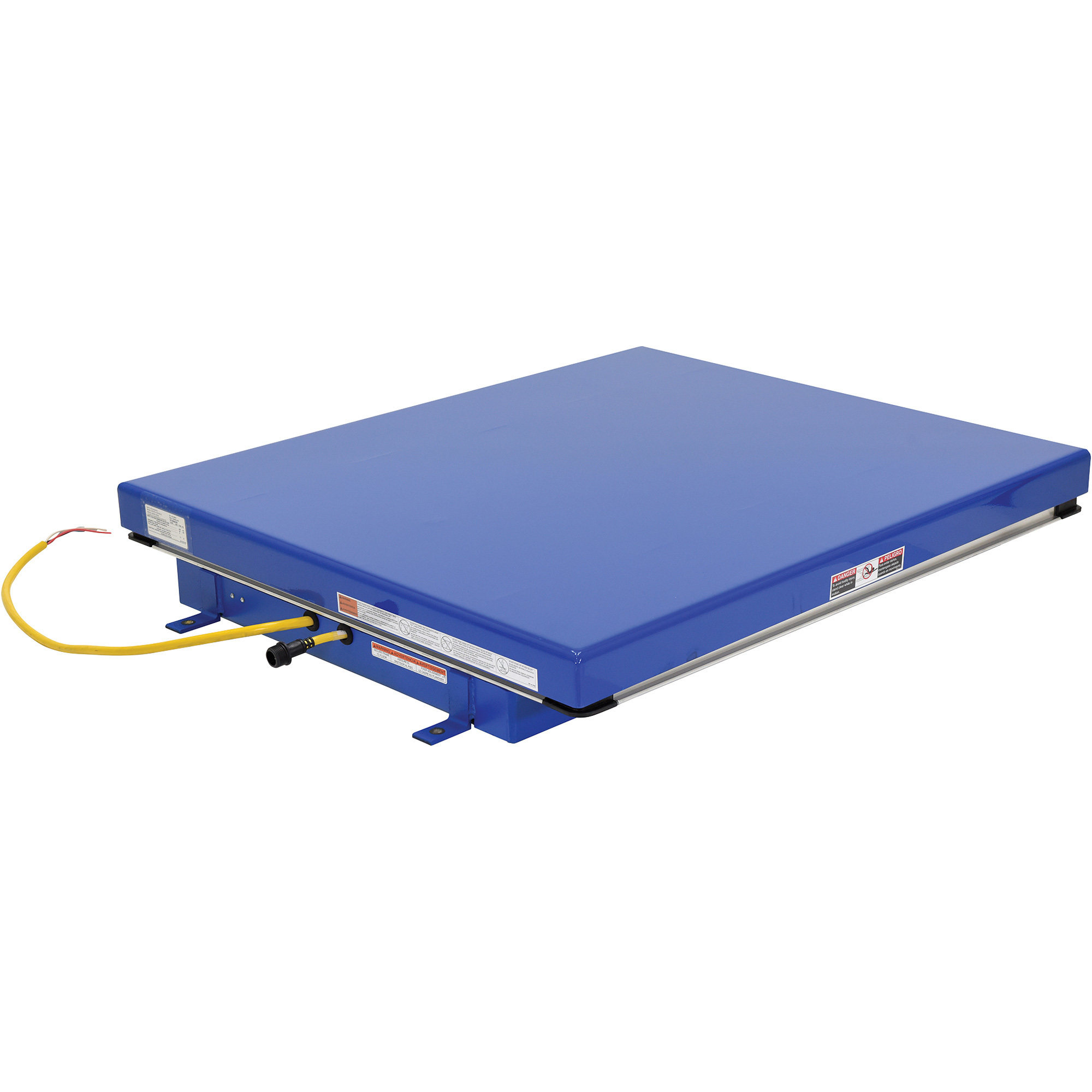 Vestil Hydraulic Lift Table - 3,000-Lb. Capacity, 48in.L x 40in.W, 2 HP Motor, 460V 3-Phase, Model# EHLT-4048-3-43